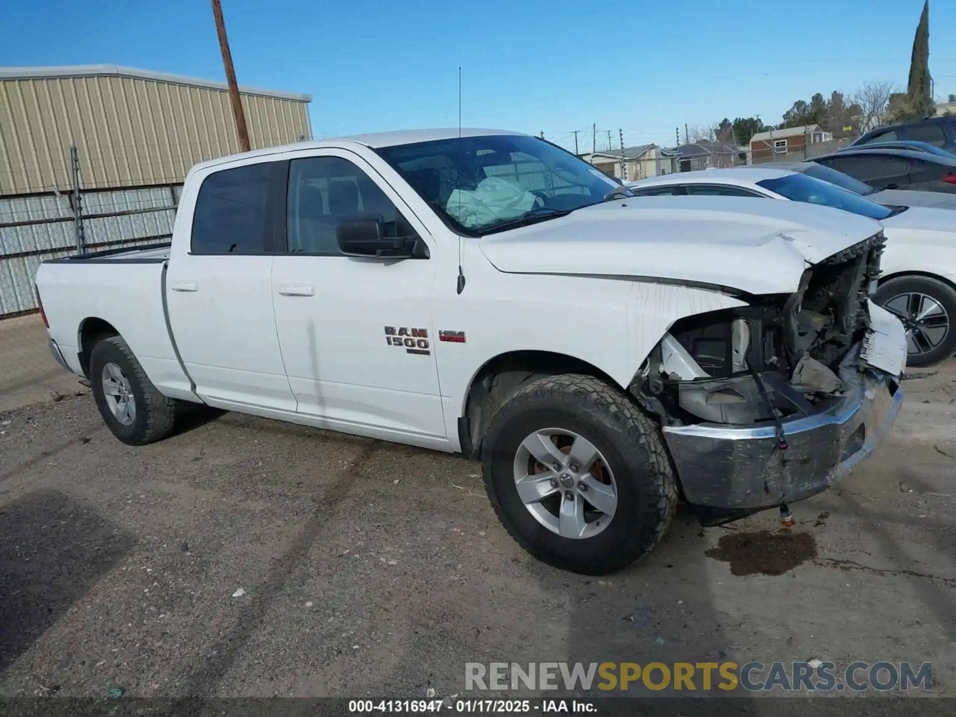 13 Photograph of a damaged car 1C6RR6TT7KS706841 RAM 1500 CLASSIC 2019