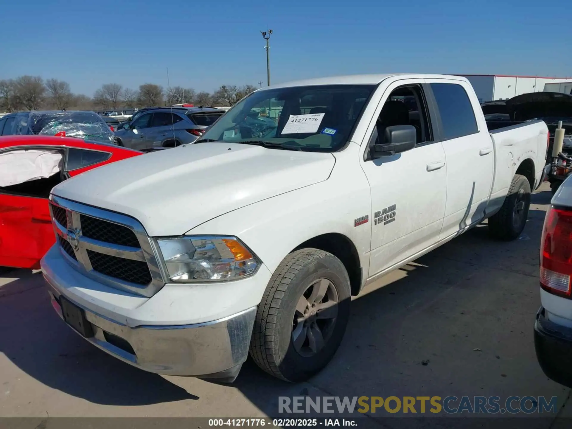 2 Photograph of a damaged car 1C6RR6TT9KS561561 RAM 1500 CLASSIC 2019