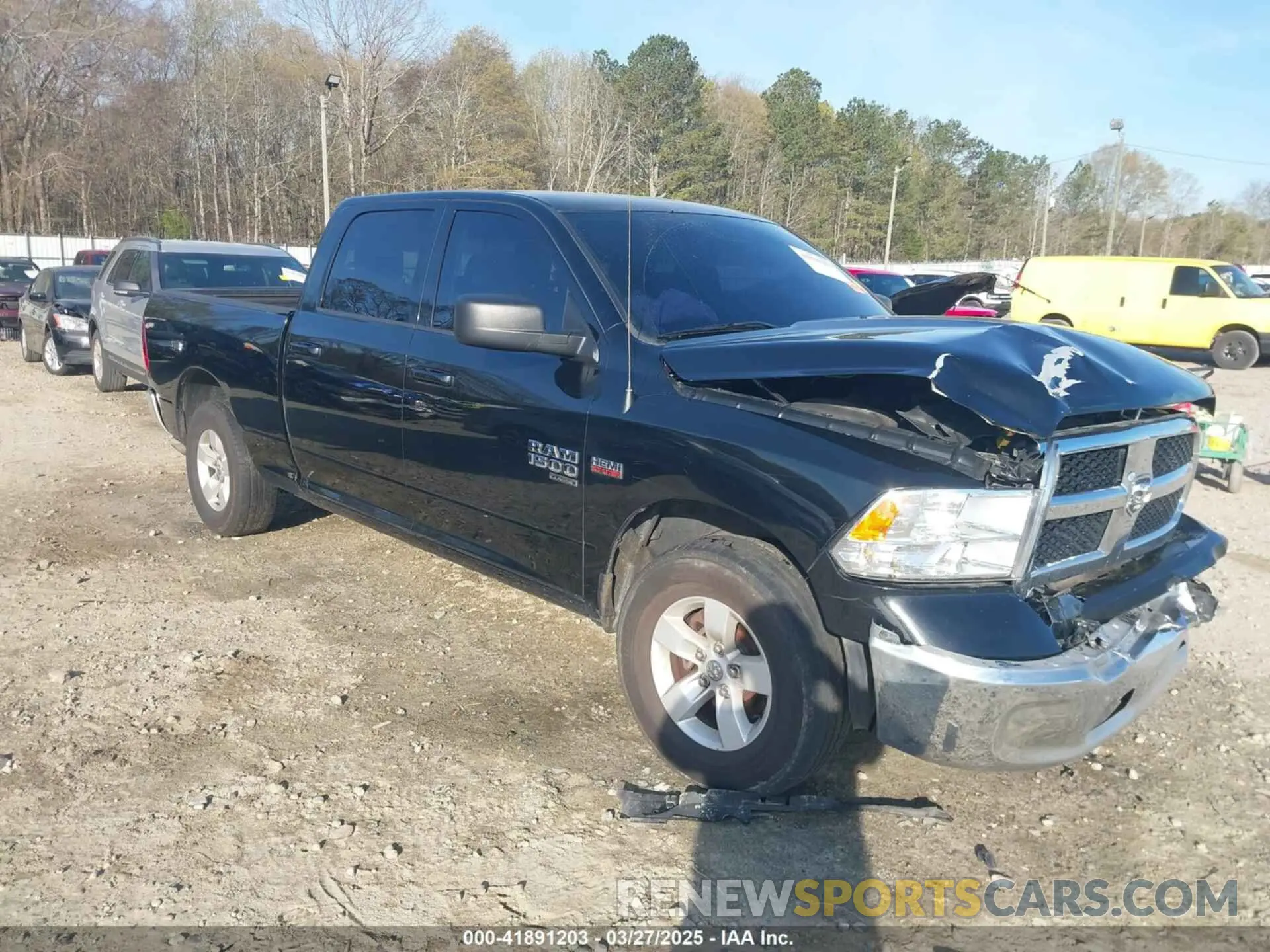 1 Photograph of a damaged car 1C6RR6TT9KS693607 RAM 1500 CLASSIC 2019
