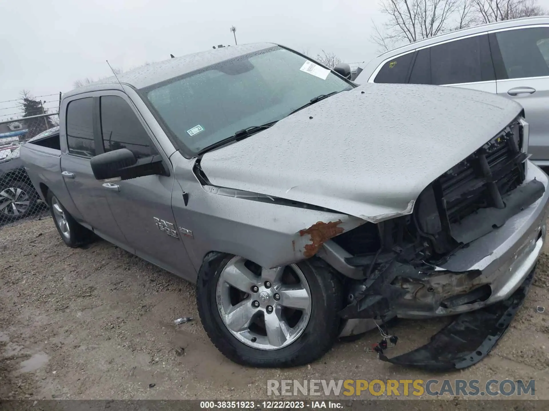 1 Photograph of a damaged car 1C6RR6TT9KS694465 RAM 1500 CLASSIC 2019
