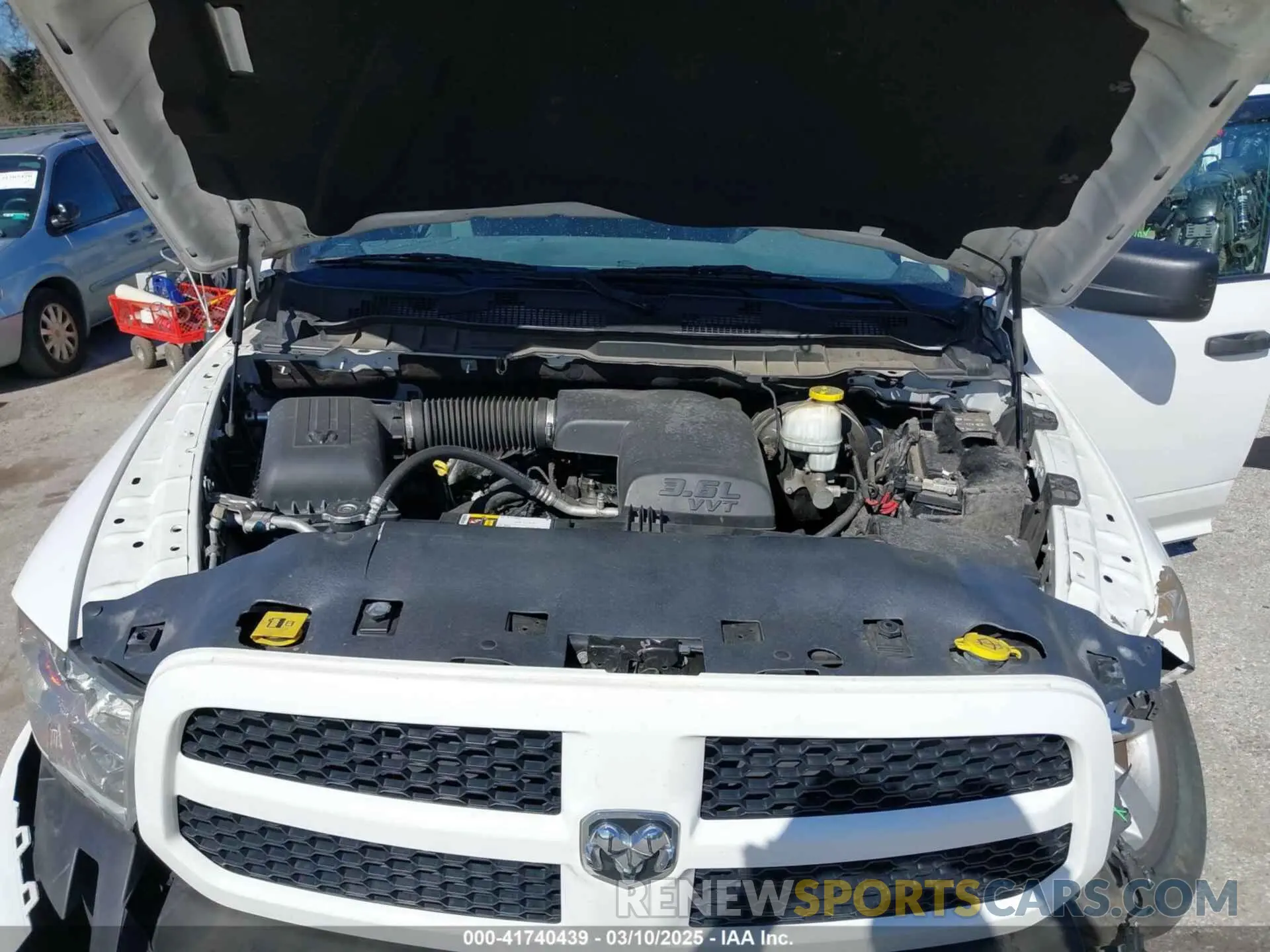 10 Photograph of a damaged car 1C6RR7FG0KS532230 RAM 1500 CLASSIC 2019