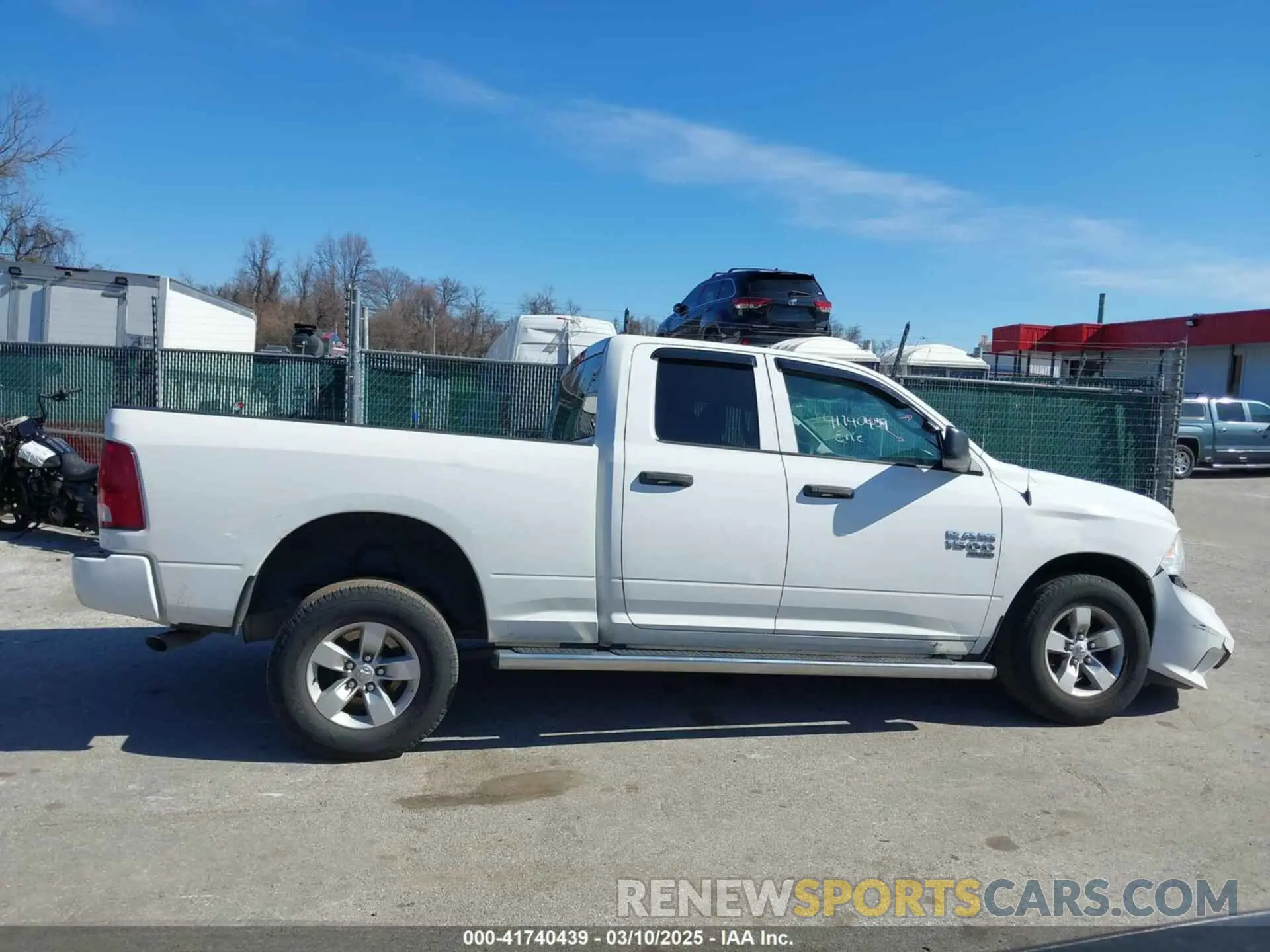 14 Photograph of a damaged car 1C6RR7FG0KS532230 RAM 1500 CLASSIC 2019