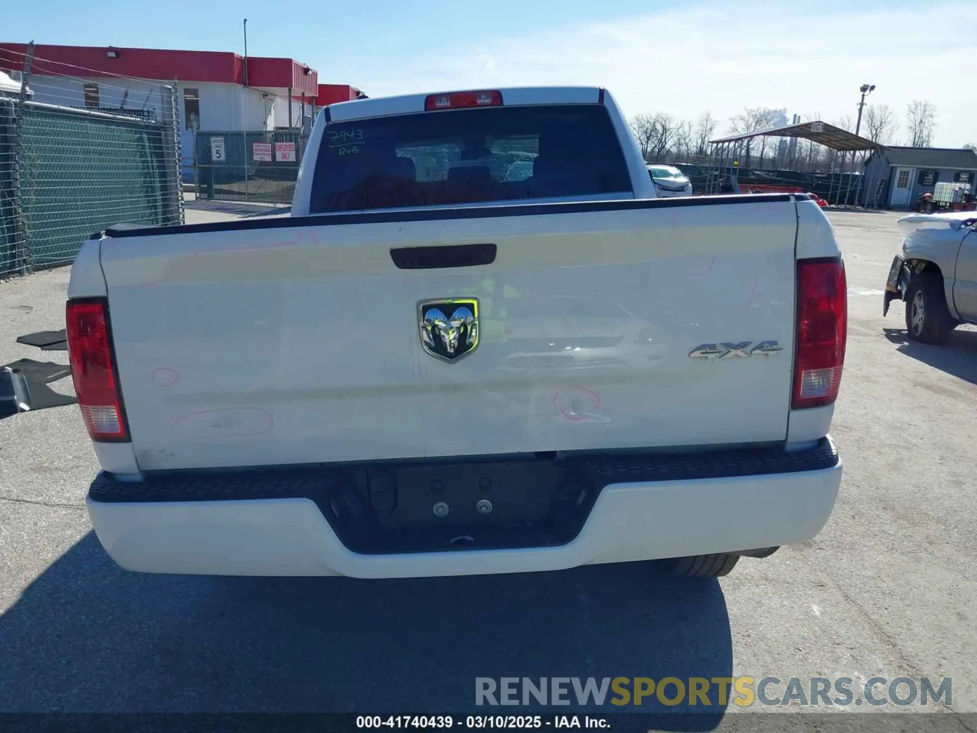 17 Photograph of a damaged car 1C6RR7FG0KS532230 RAM 1500 CLASSIC 2019