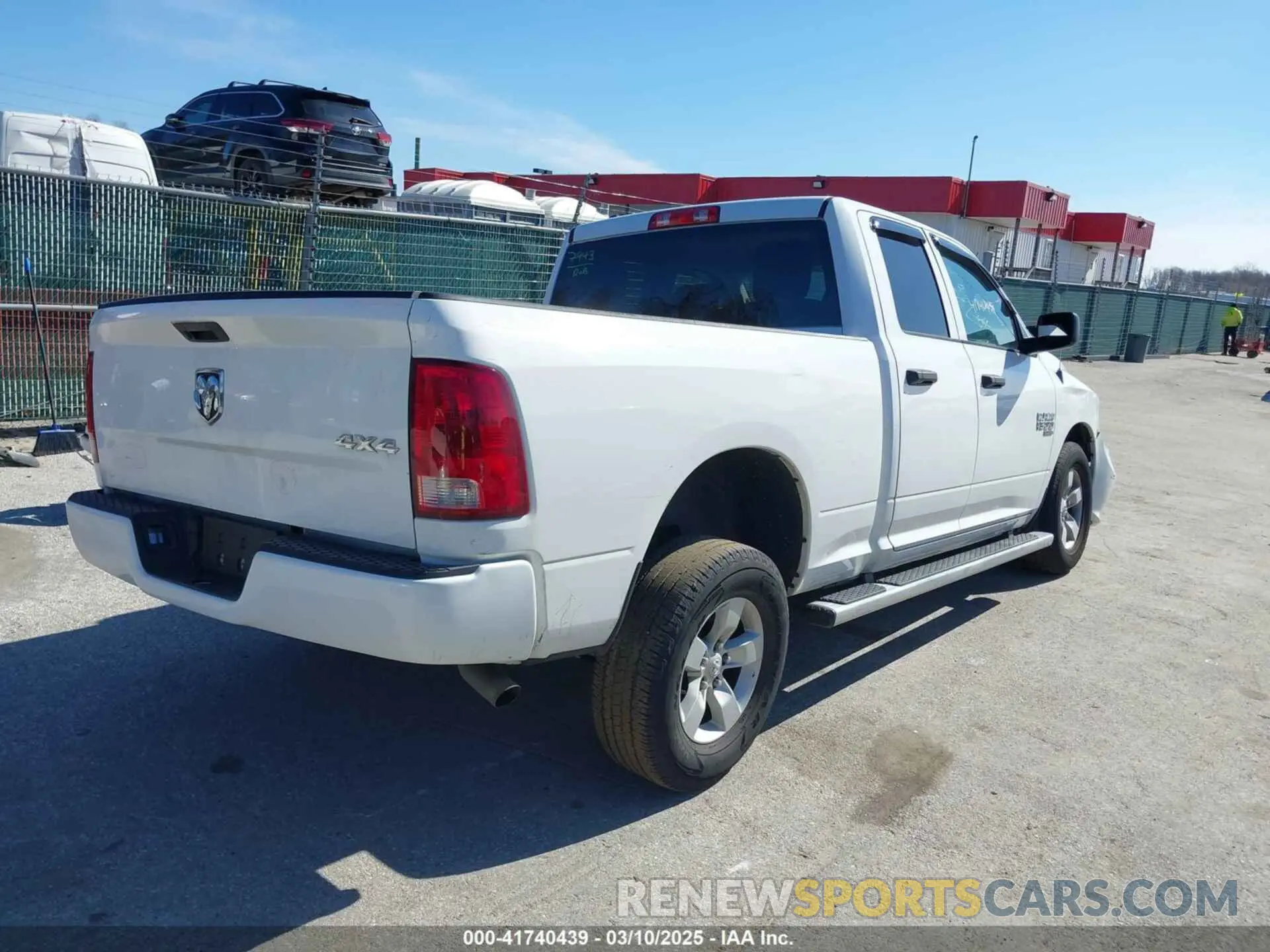 4 Photograph of a damaged car 1C6RR7FG0KS532230 RAM 1500 CLASSIC 2019