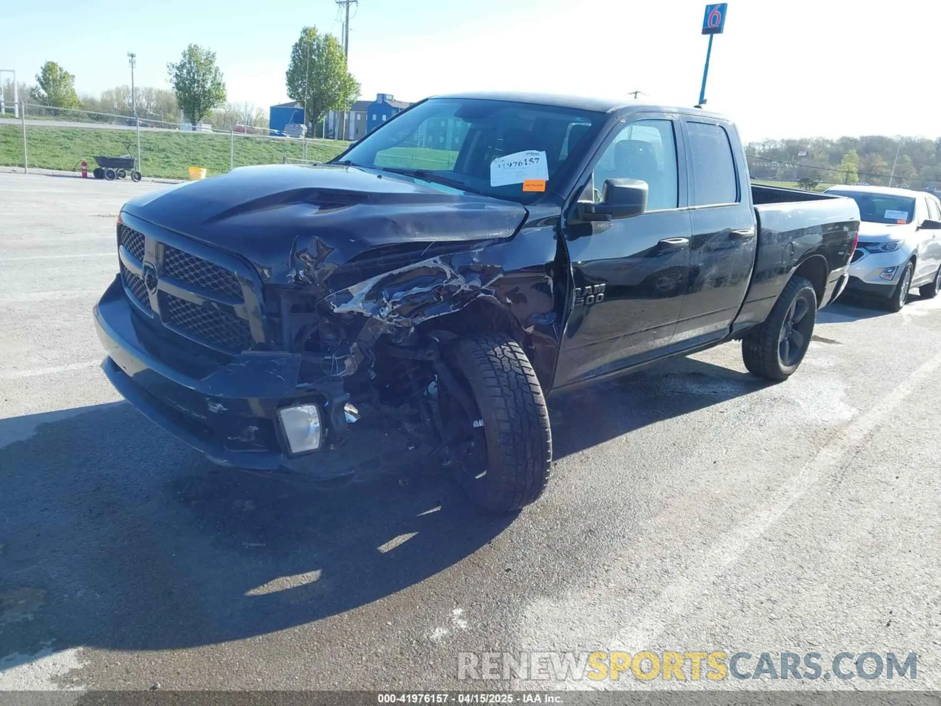 2 Photograph of a damaged car 1C6RR7FG1KS653364 RAM 1500 CLASSIC 2019