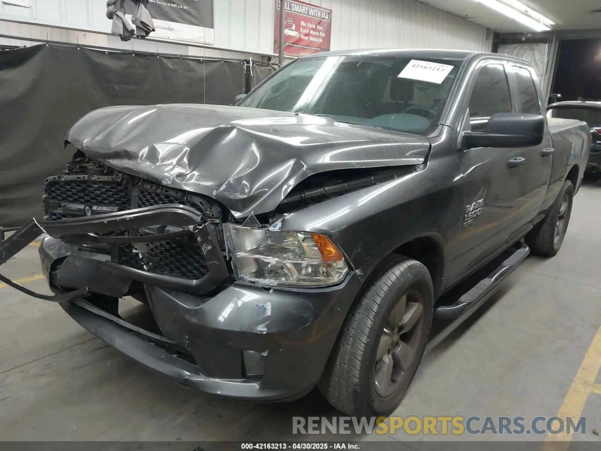 2 Photograph of a damaged car 1C6RR7FG6KS625365 RAM 1500 CLASSIC 2019
