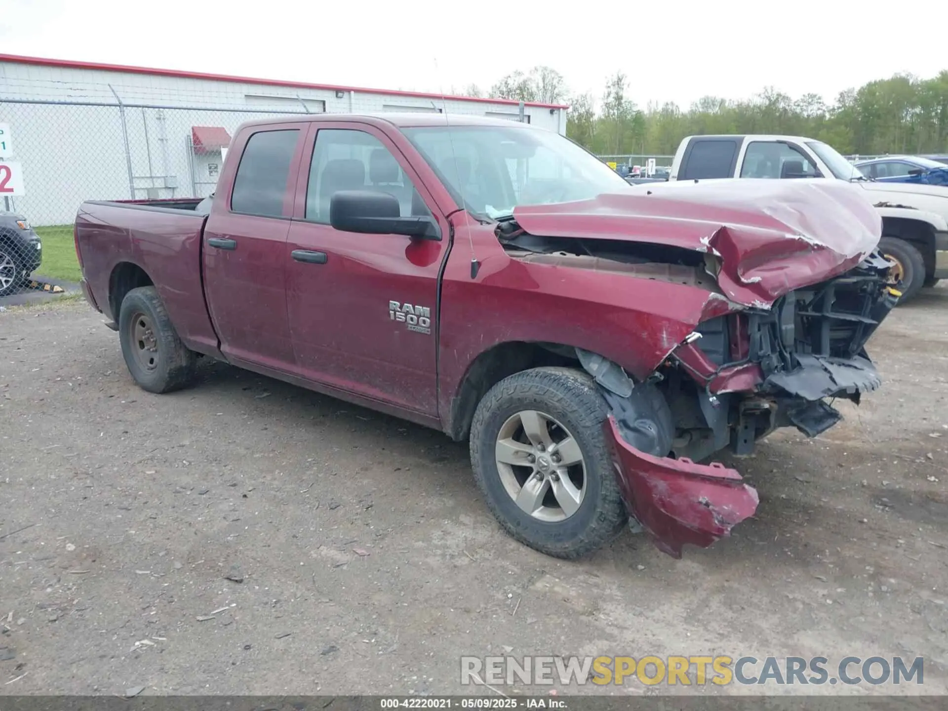 1 Photograph of a damaged car 1C6RR7FG7KS501699 RAM 1500 CLASSIC 2019