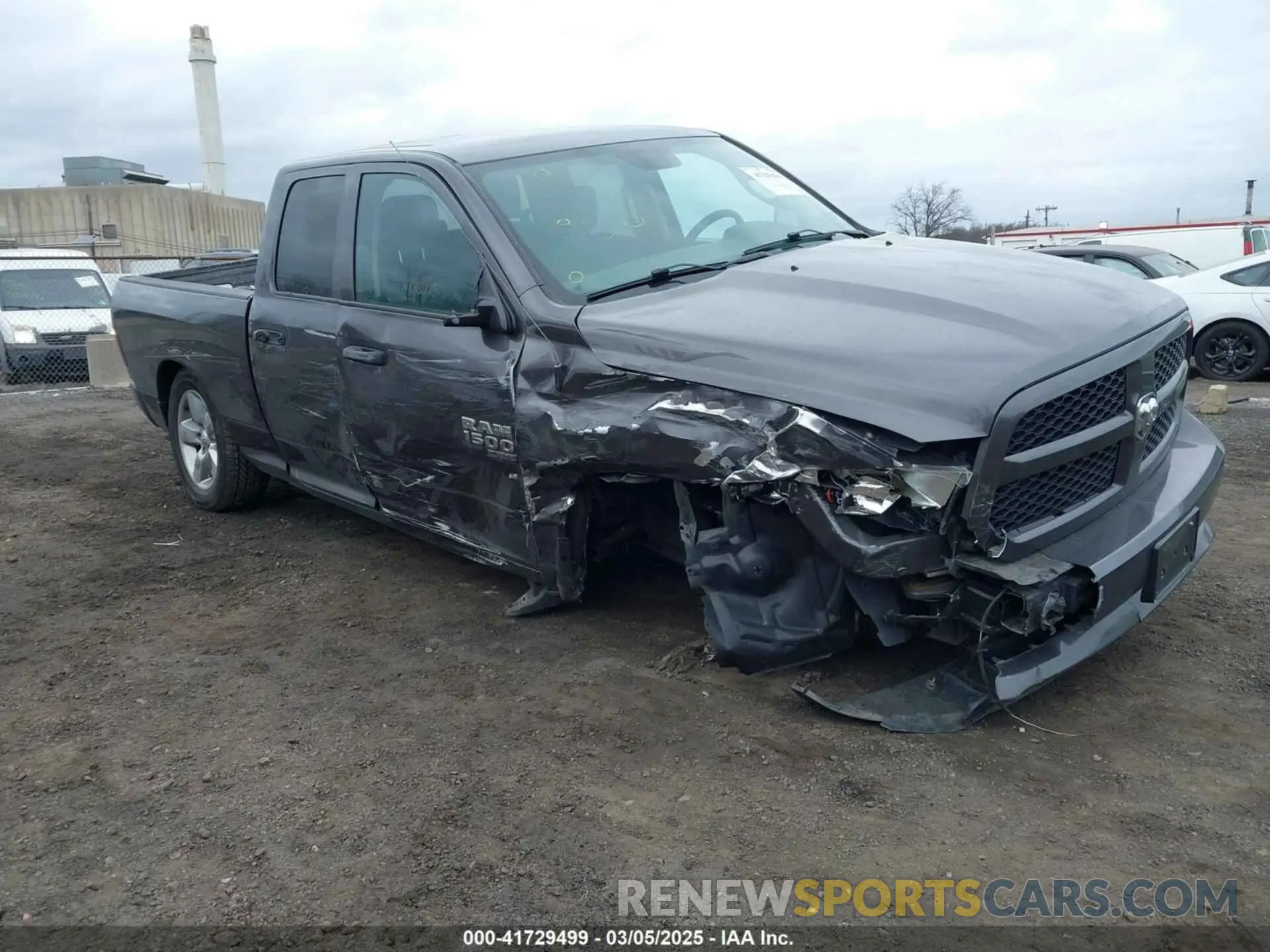 1 Photograph of a damaged car 1C6RR7FG8KS533240 RAM 1500 CLASSIC 2019