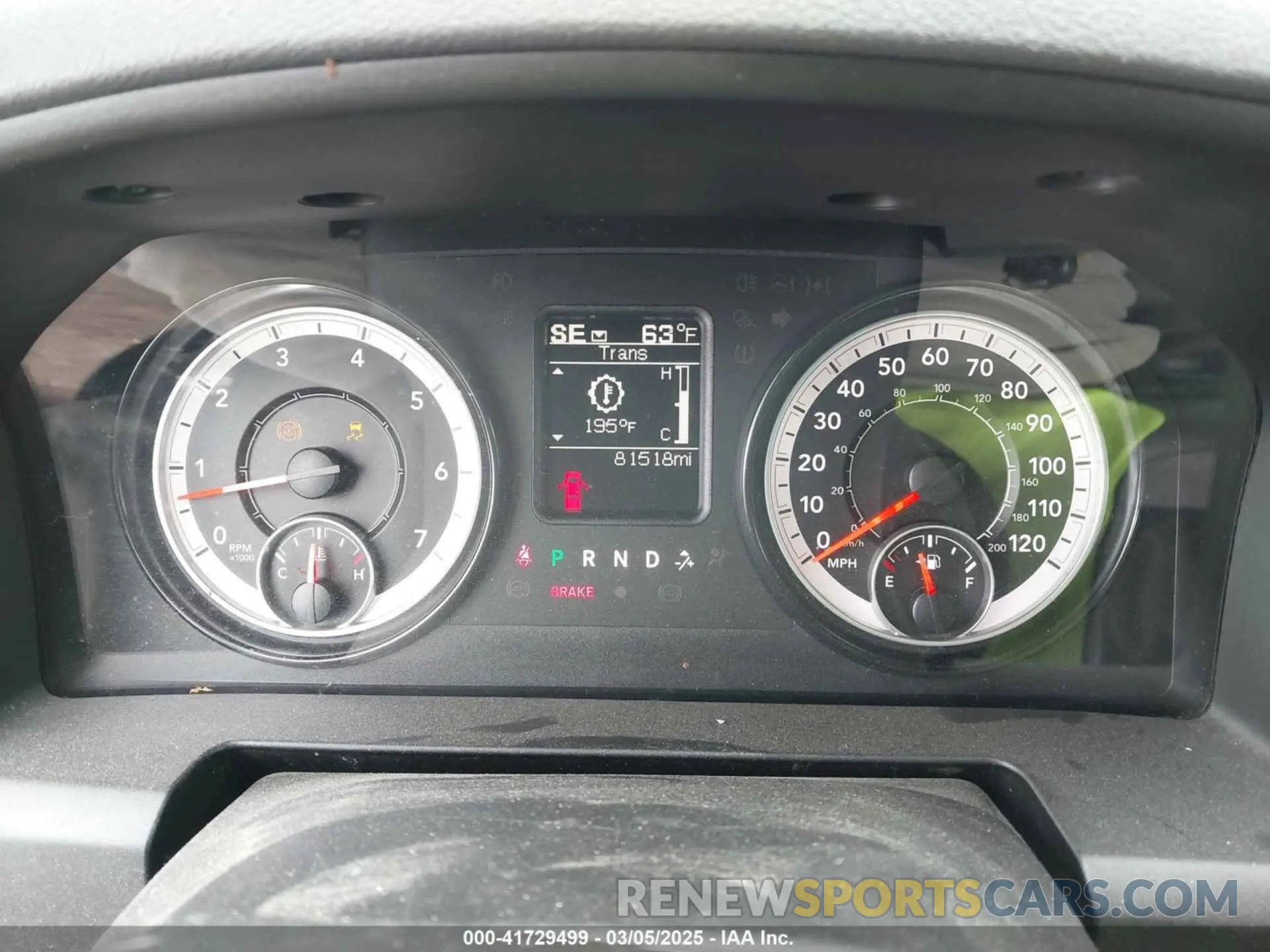 7 Photograph of a damaged car 1C6RR7FG8KS533240 RAM 1500 CLASSIC 2019