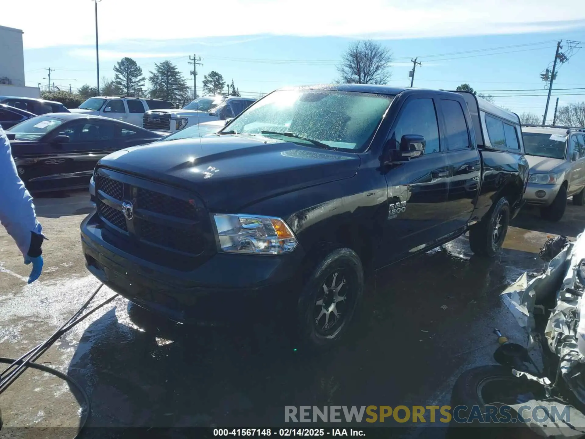 2 Photograph of a damaged car 1C6RR7FG8KS682473 RAM 1500 CLASSIC 2019