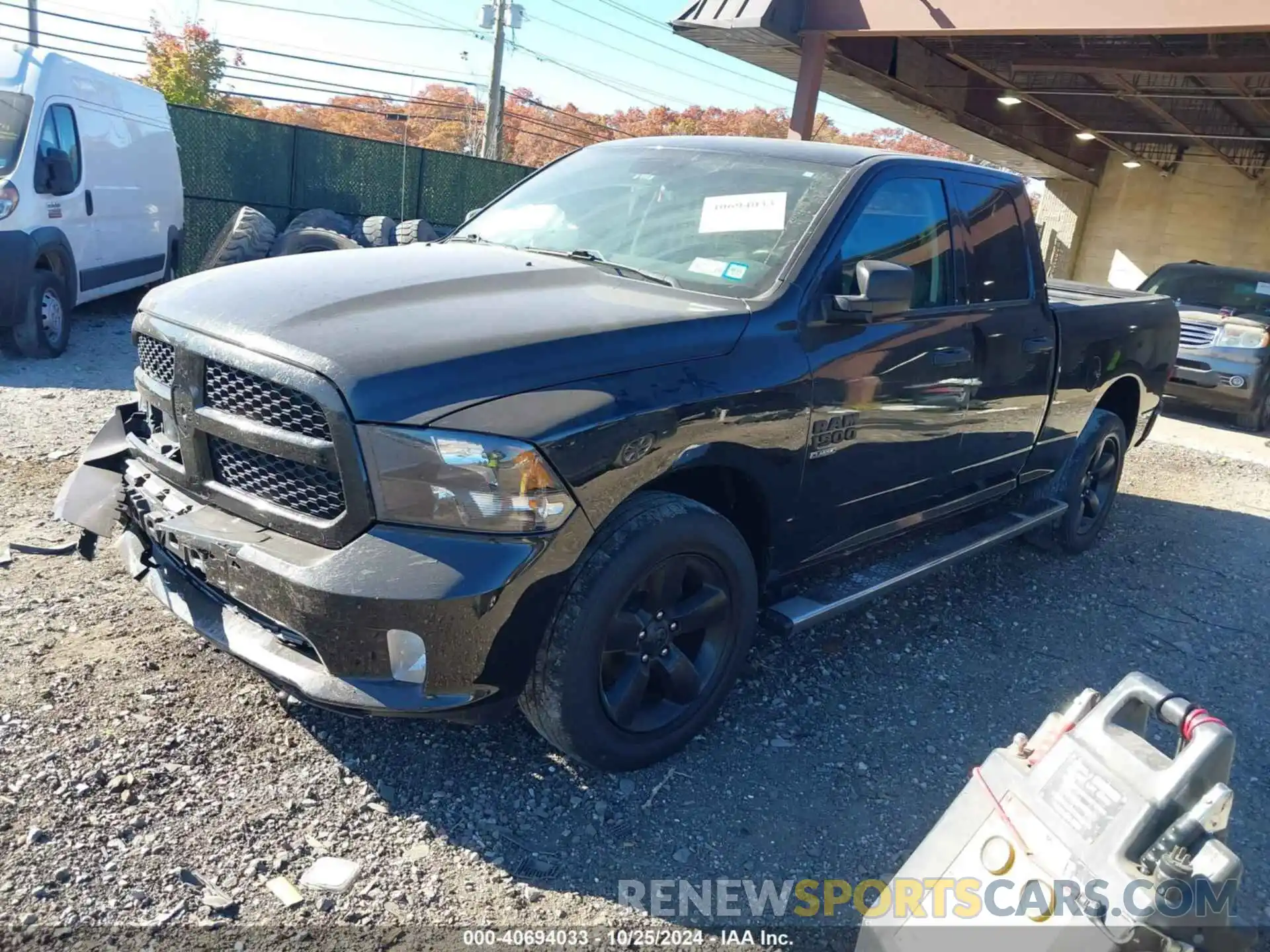 2 Photograph of a damaged car 1C6RR7FG9KS502384 RAM 1500 CLASSIC 2019