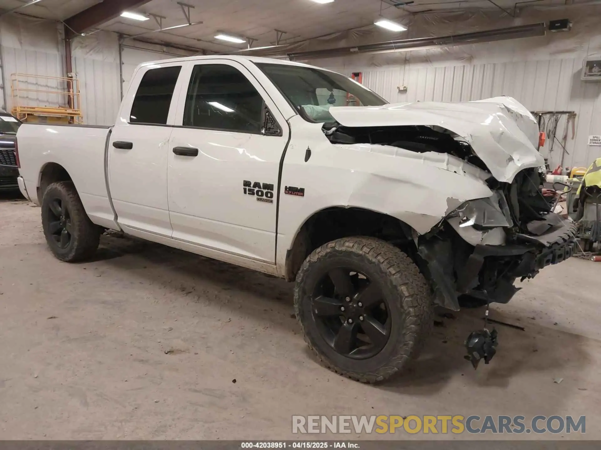 1 Photograph of a damaged car 1C6RR7FT0KS531141 RAM 1500 CLASSIC 2019