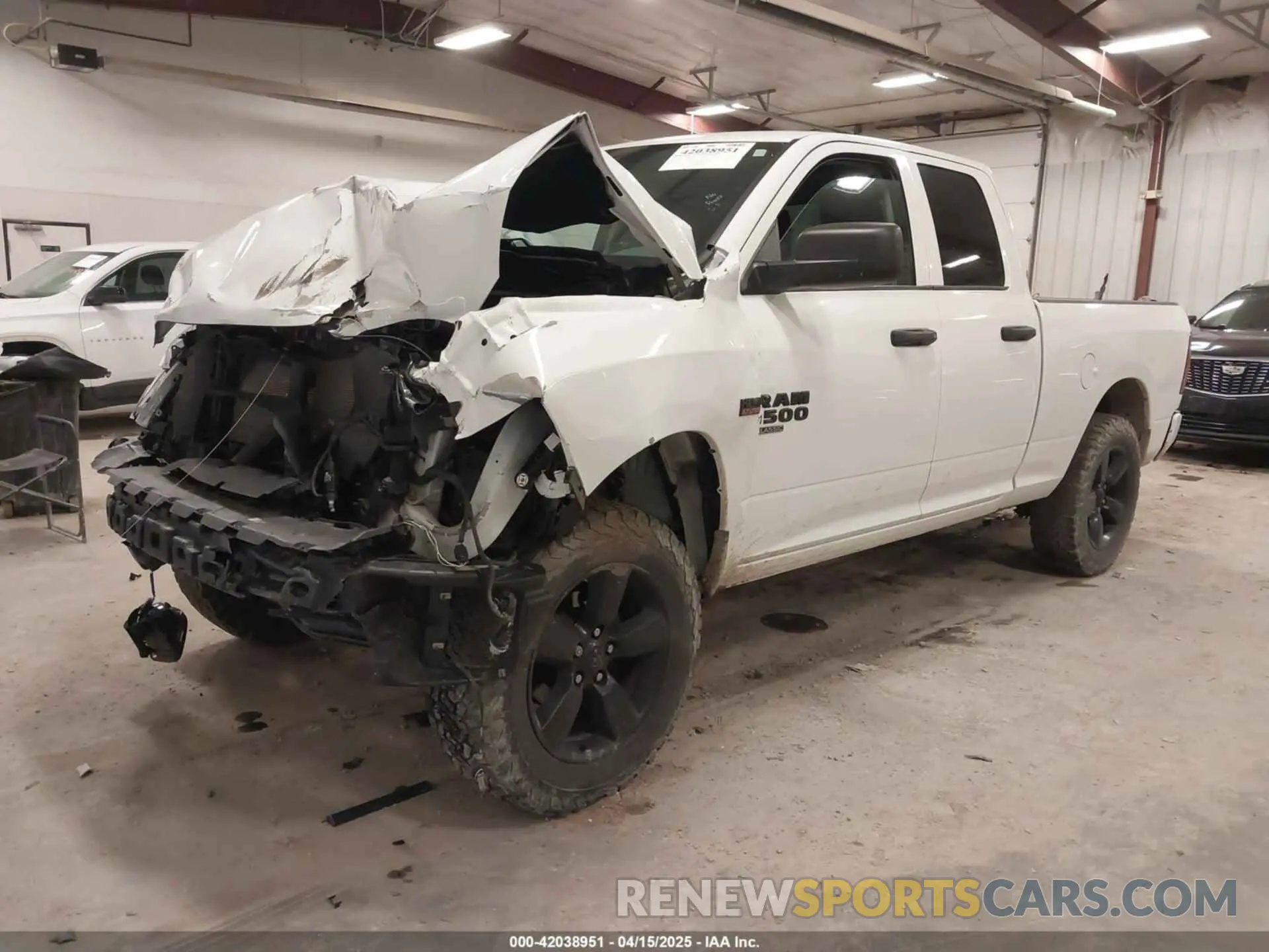 2 Photograph of a damaged car 1C6RR7FT0KS531141 RAM 1500 CLASSIC 2019