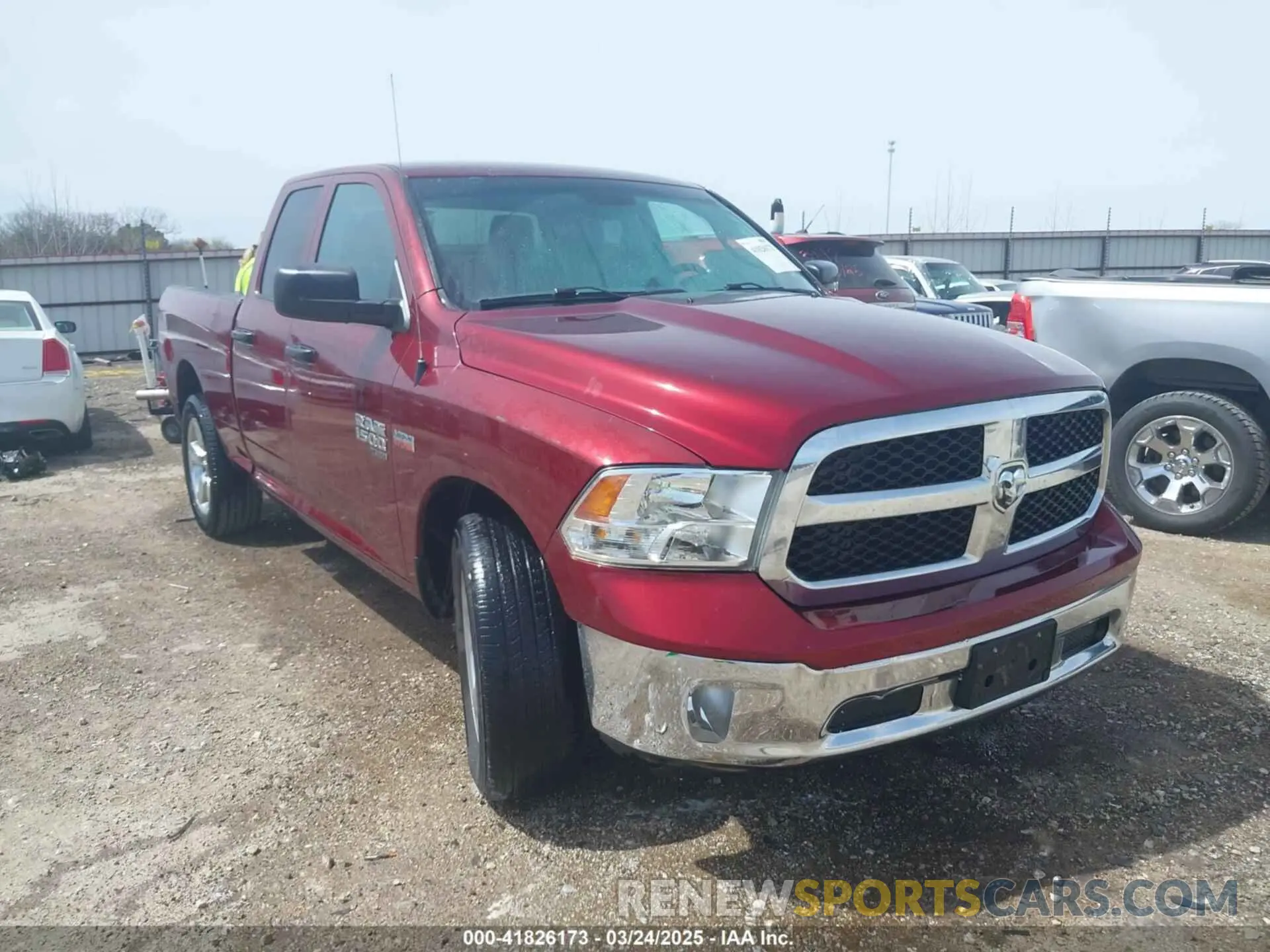 1 Photograph of a damaged car 1C6RR7FT4KS743377 RAM 1500 CLASSIC 2019