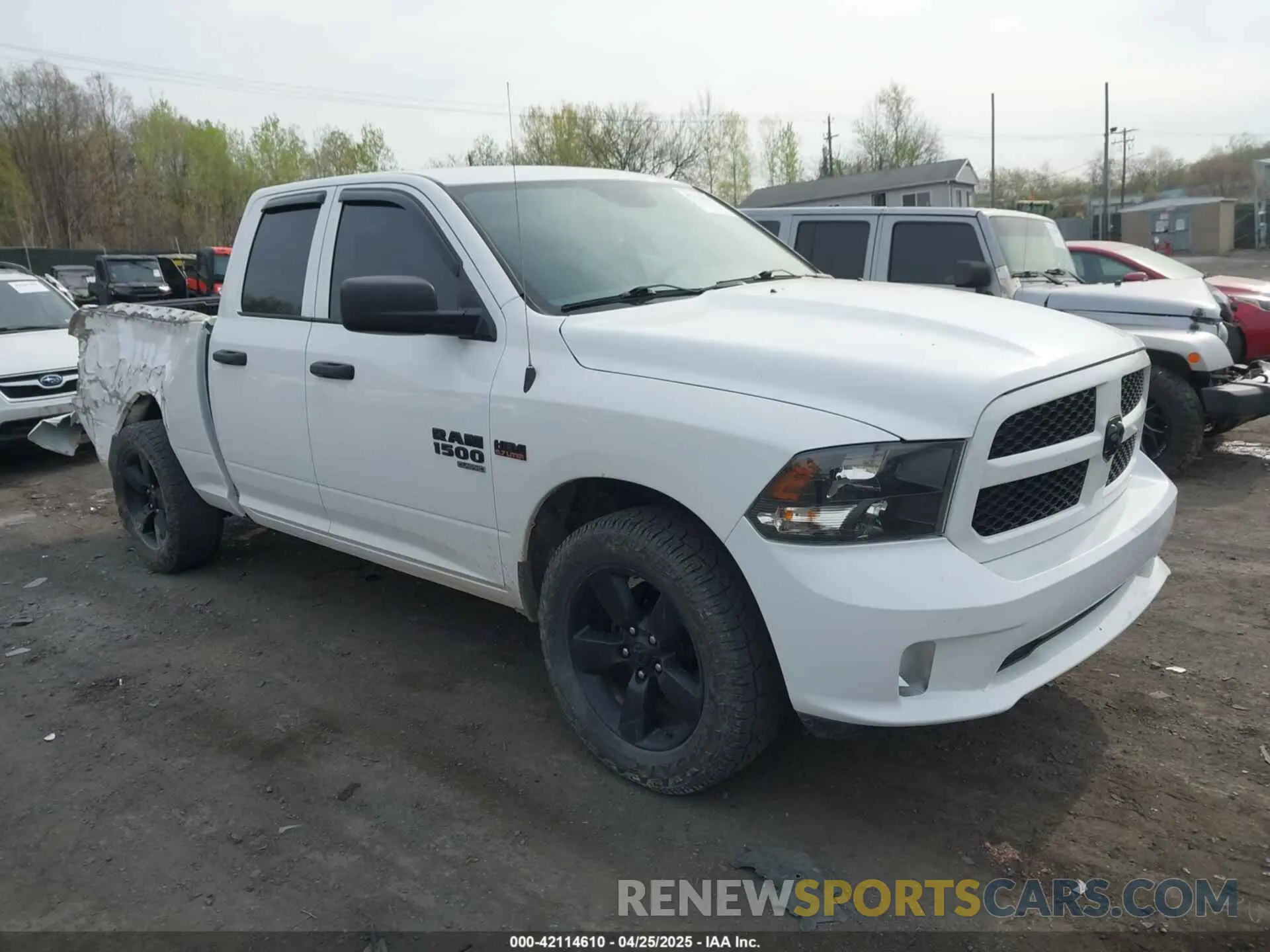 1 Photograph of a damaged car 1C6RR7FT5KS570579 RAM 1500 CLASSIC 2019