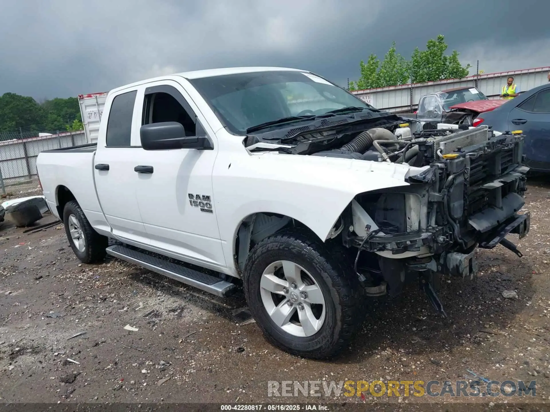 1 Photograph of a damaged car 1C6RR7FTXKS710996 RAM 1500 CLASSIC 2019