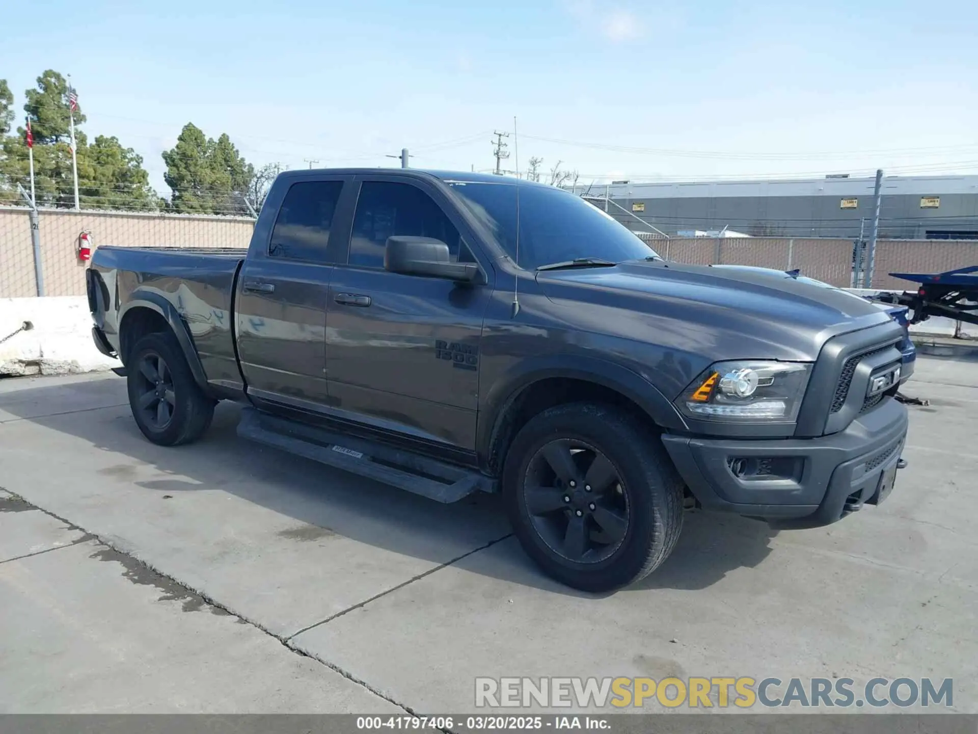1 Photograph of a damaged car 1C6RR7GGXKS617350 RAM 1500 CLASSIC 2019