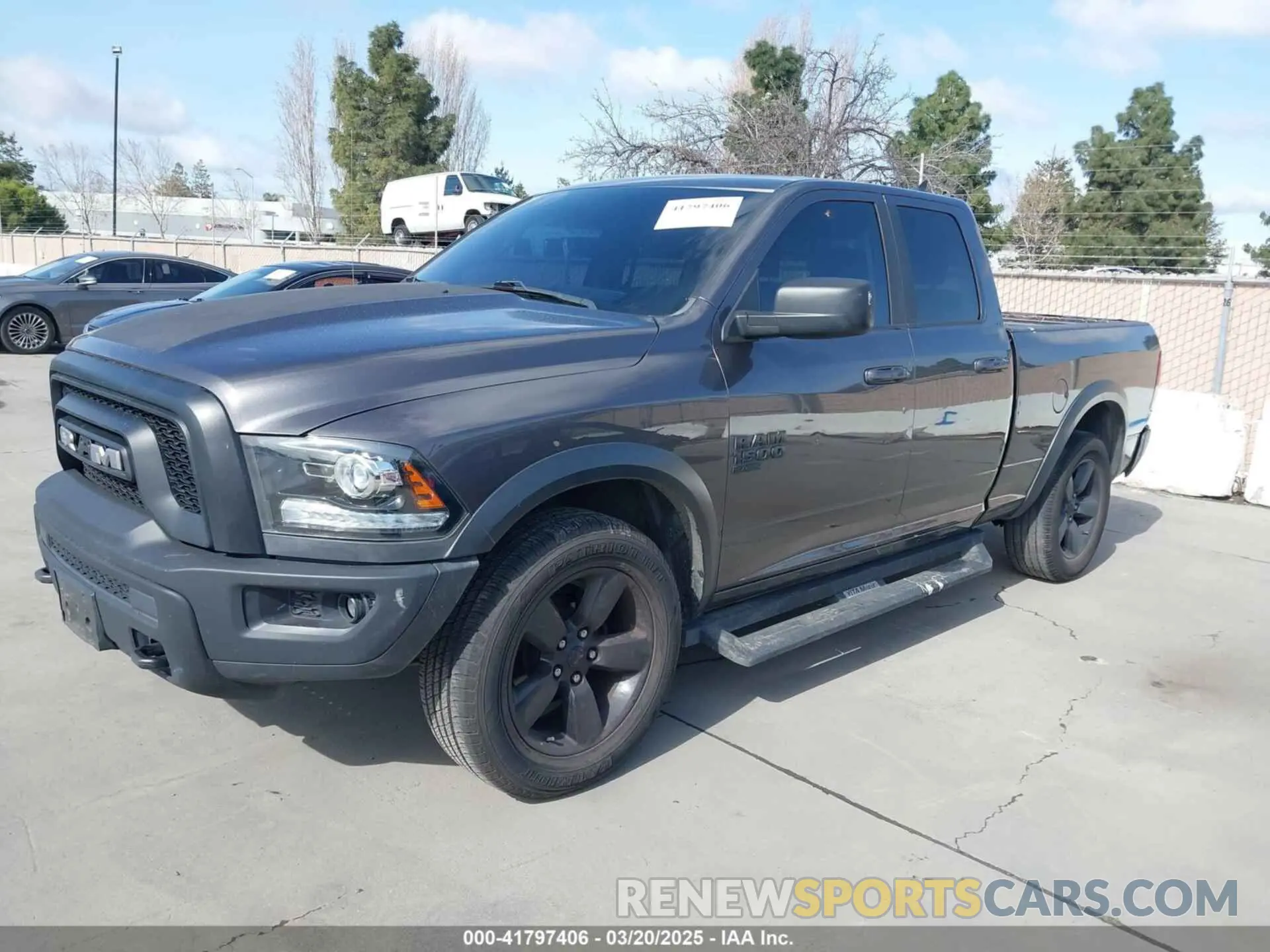 2 Photograph of a damaged car 1C6RR7GGXKS617350 RAM 1500 CLASSIC 2019