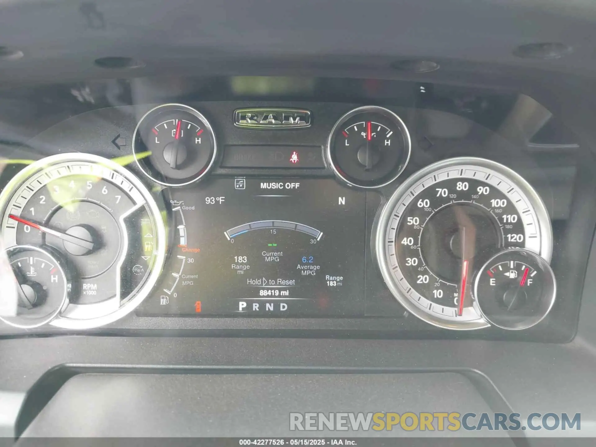 7 Photograph of a damaged car 1C6RR7GT7KS637097 RAM 1500 CLASSIC 2019