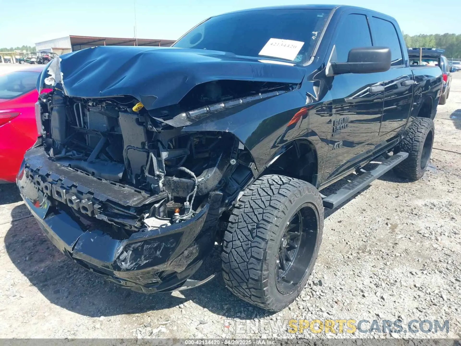 2 Photograph of a damaged car 1C6RR7KG9KS709945 RAM 1500 CLASSIC 2019