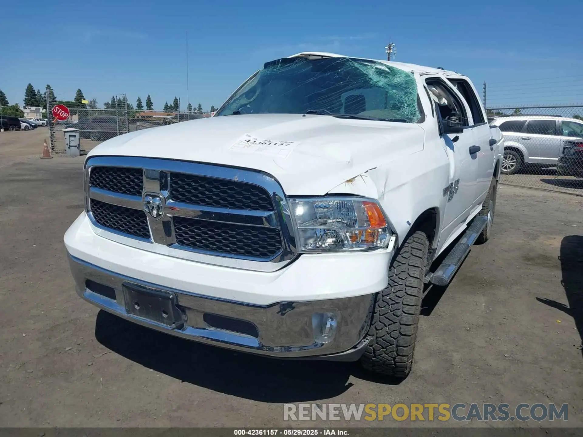 2 Photograph of a damaged car 1C6RR7KM0KS682365 RAM 1500 CLASSIC 2019
