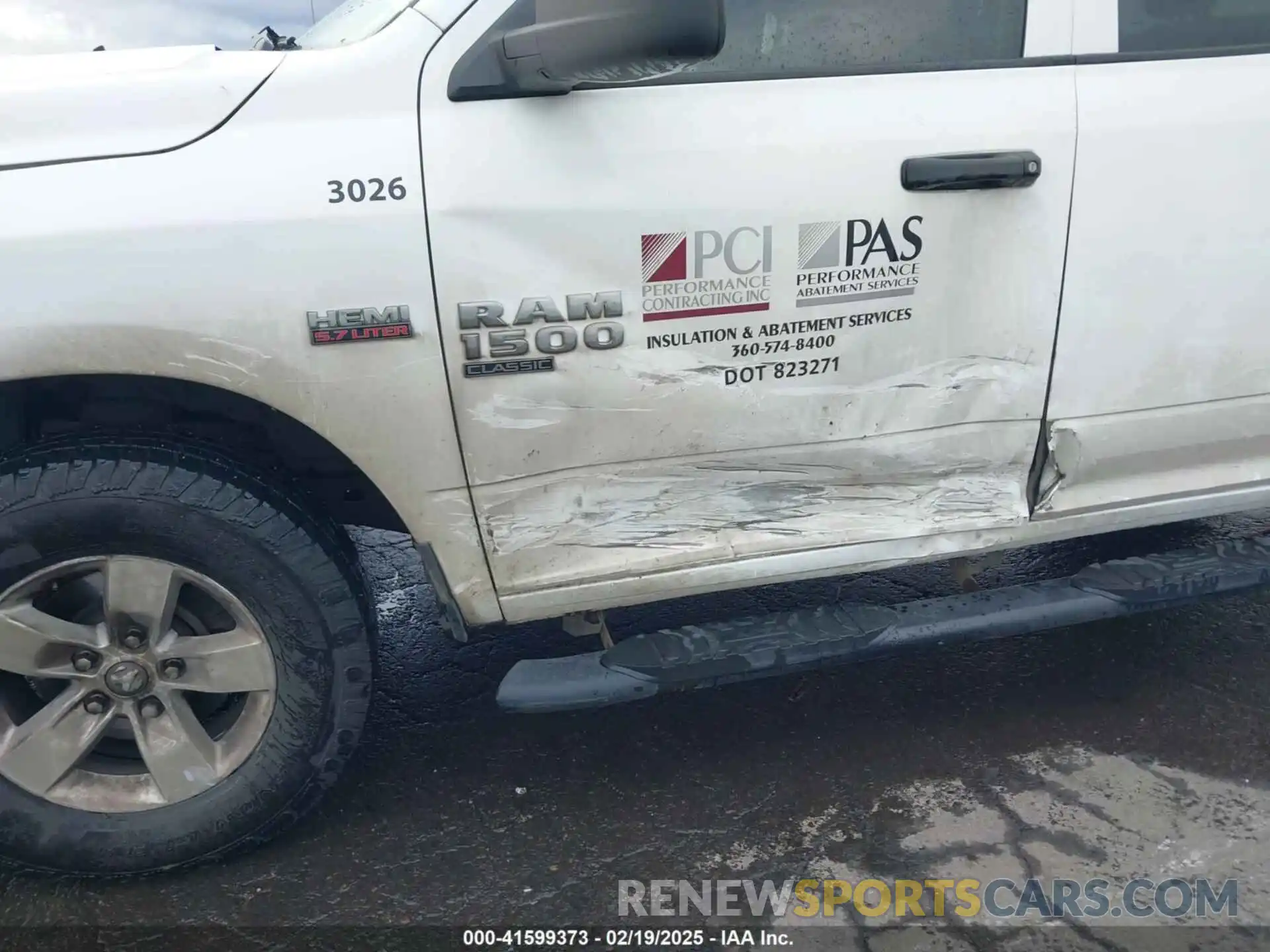 6 Photograph of a damaged car 1C6RR7KT5KS500926 RAM 1500 CLASSIC 2019