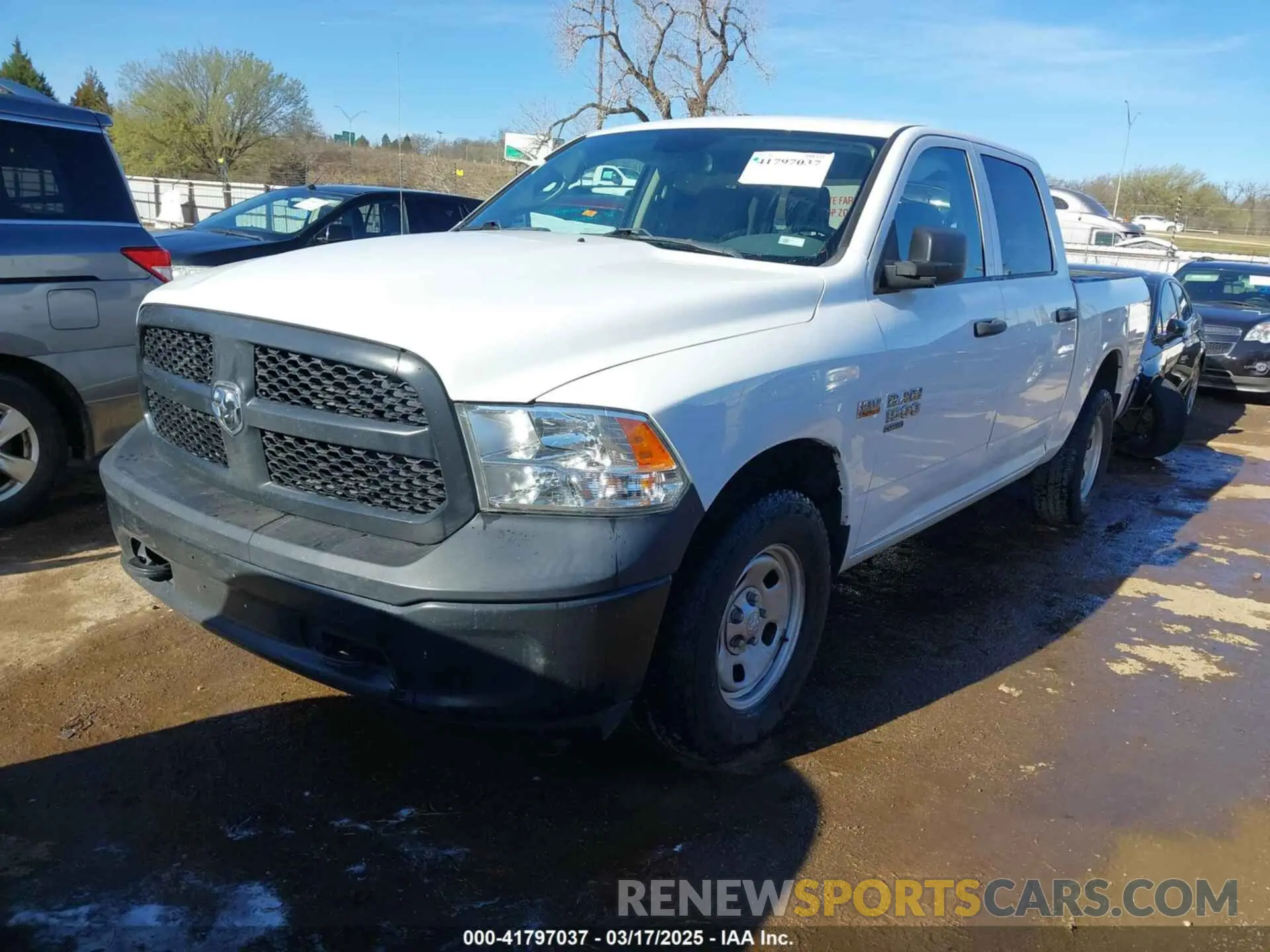 2 Photograph of a damaged car 1C6RR7KT7KS692902 RAM 1500 CLASSIC 2019