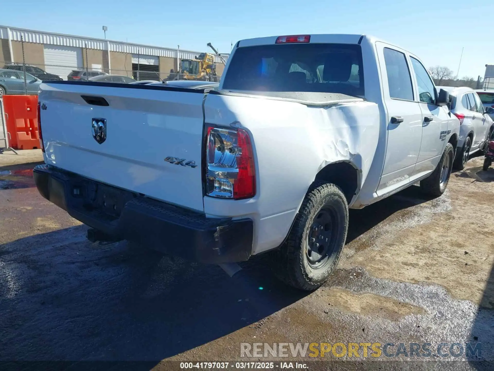 4 Photograph of a damaged car 1C6RR7KT7KS692902 RAM 1500 CLASSIC 2019