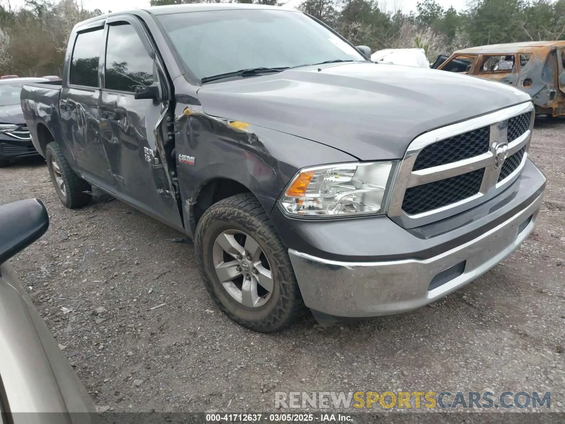 1 Photograph of a damaged car 1C6RR7KTXKS742935 RAM 1500 CLASSIC 2019