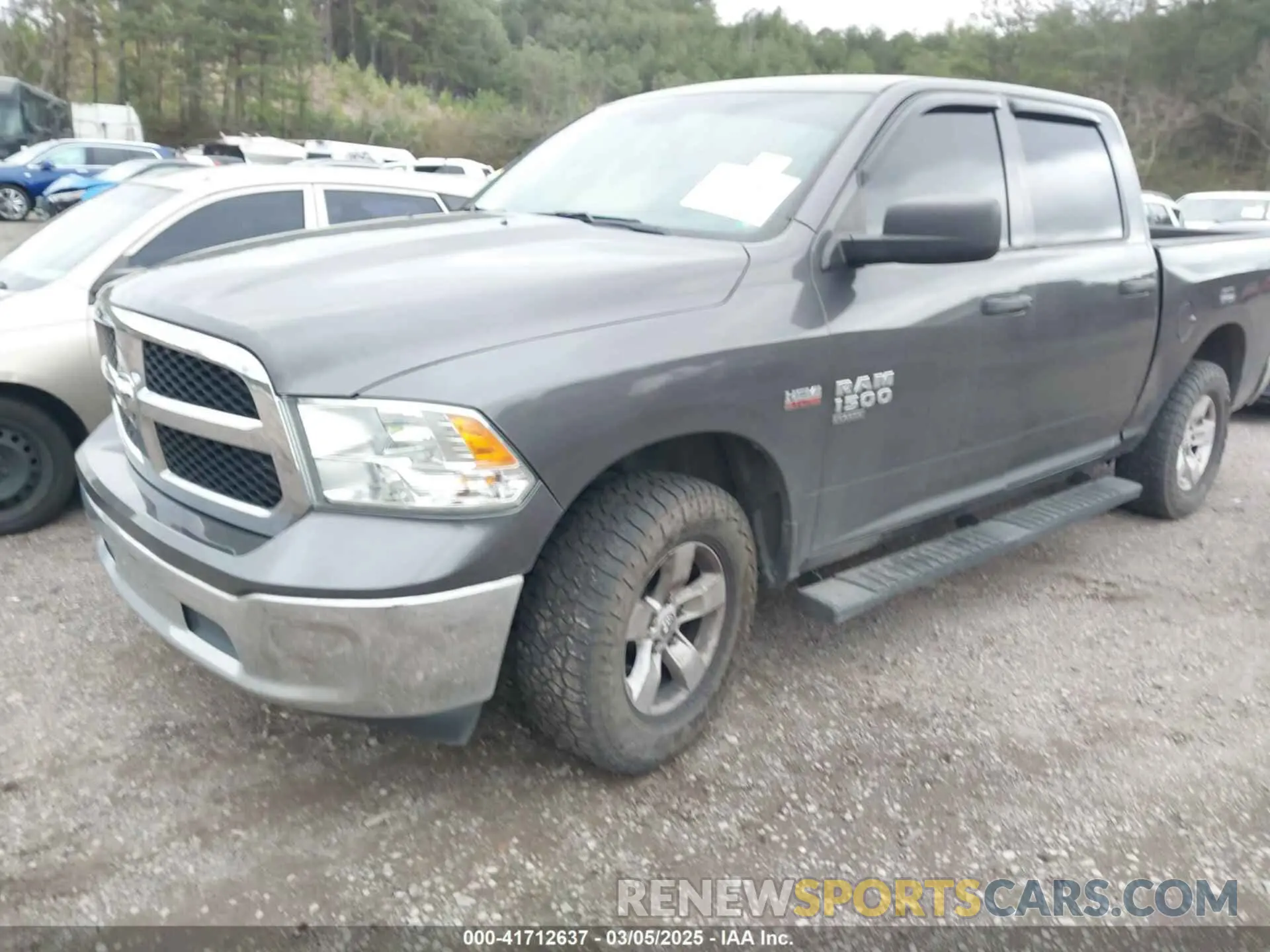 2 Photograph of a damaged car 1C6RR7KTXKS742935 RAM 1500 CLASSIC 2019