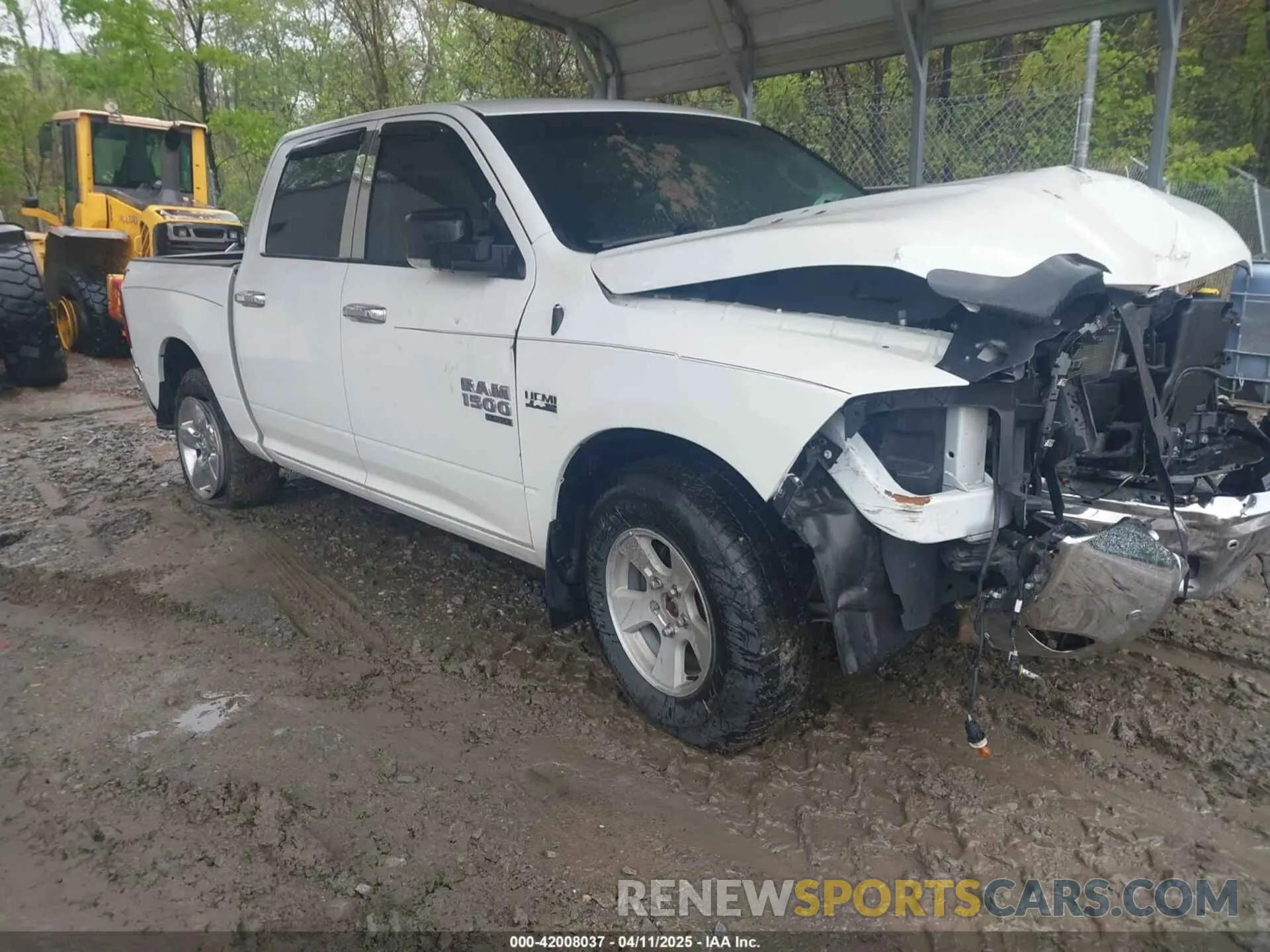 1 Photograph of a damaged car 1C6RR7LT1KS560992 RAM 1500 CLASSIC 2019