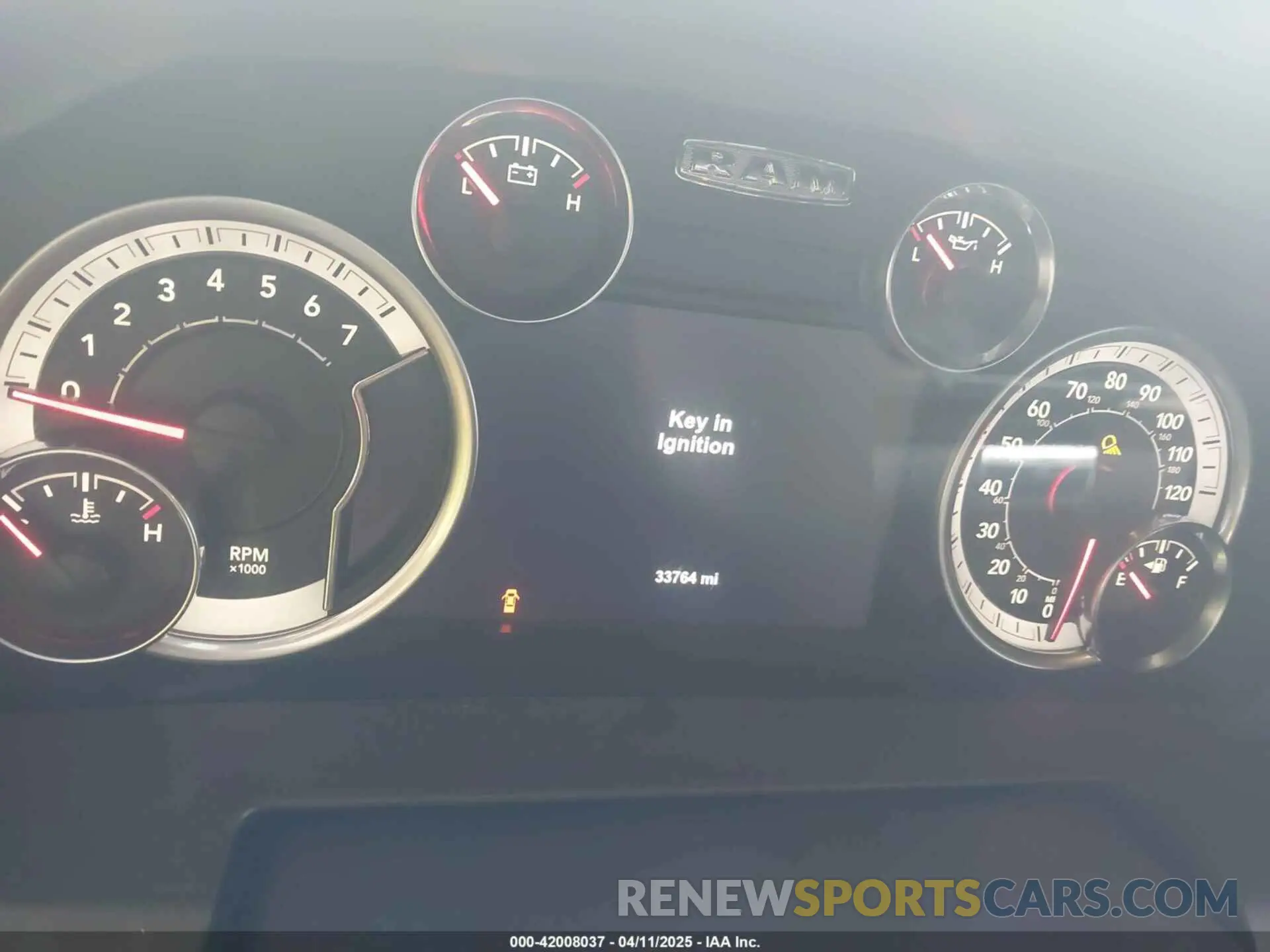 7 Photograph of a damaged car 1C6RR7LT1KS560992 RAM 1500 CLASSIC 2019