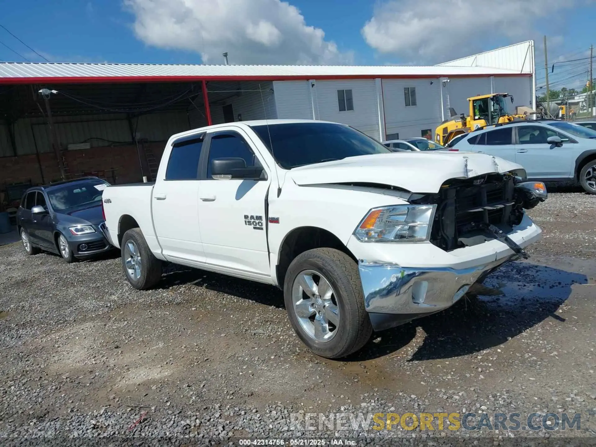 1 Photograph of a damaged car 1C6RR7LT1KS568932 RAM 1500 CLASSIC 2019