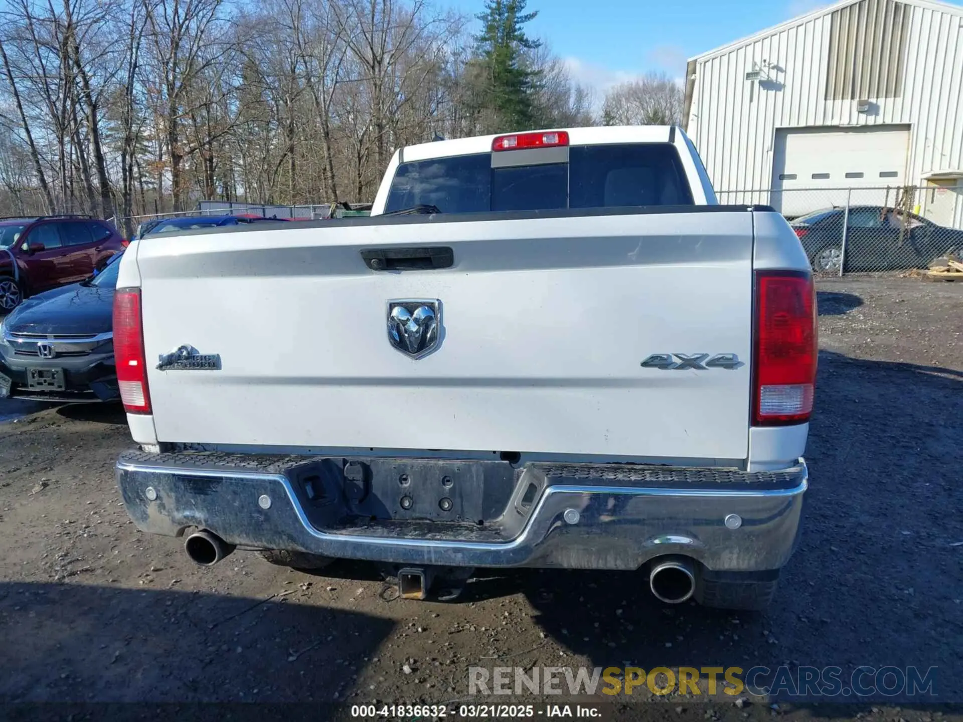 16 Photograph of a damaged car 1C6RR7LT2KS558085 RAM 1500 CLASSIC 2019