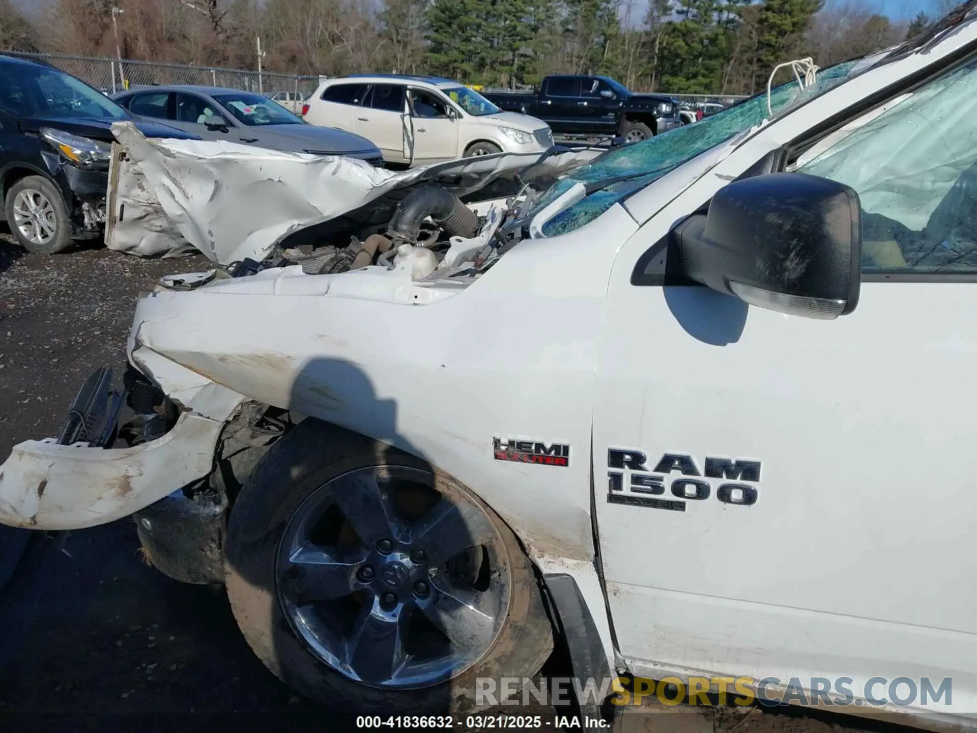 6 Photograph of a damaged car 1C6RR7LT2KS558085 RAM 1500 CLASSIC 2019
