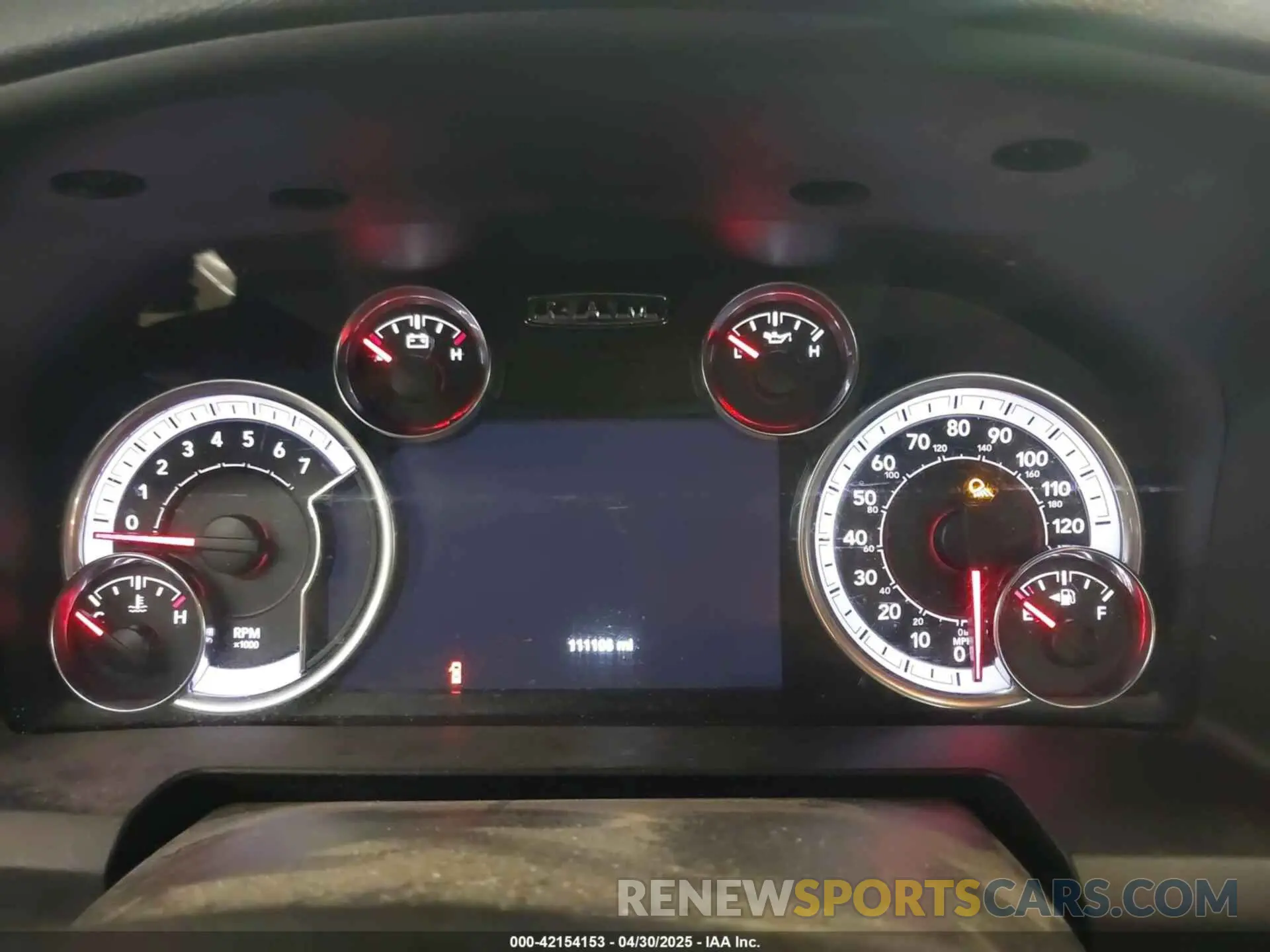 7 Photograph of a damaged car 1C6RR7LT2KS735542 RAM 1500 CLASSIC 2019