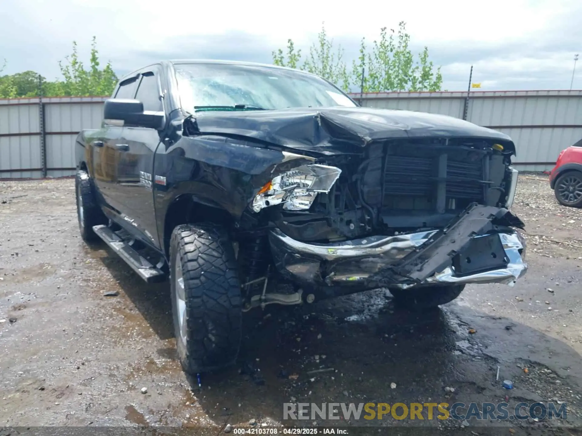 1 Photograph of a damaged car 1C6RR7LT3KS641539 RAM 1500 CLASSIC 2019