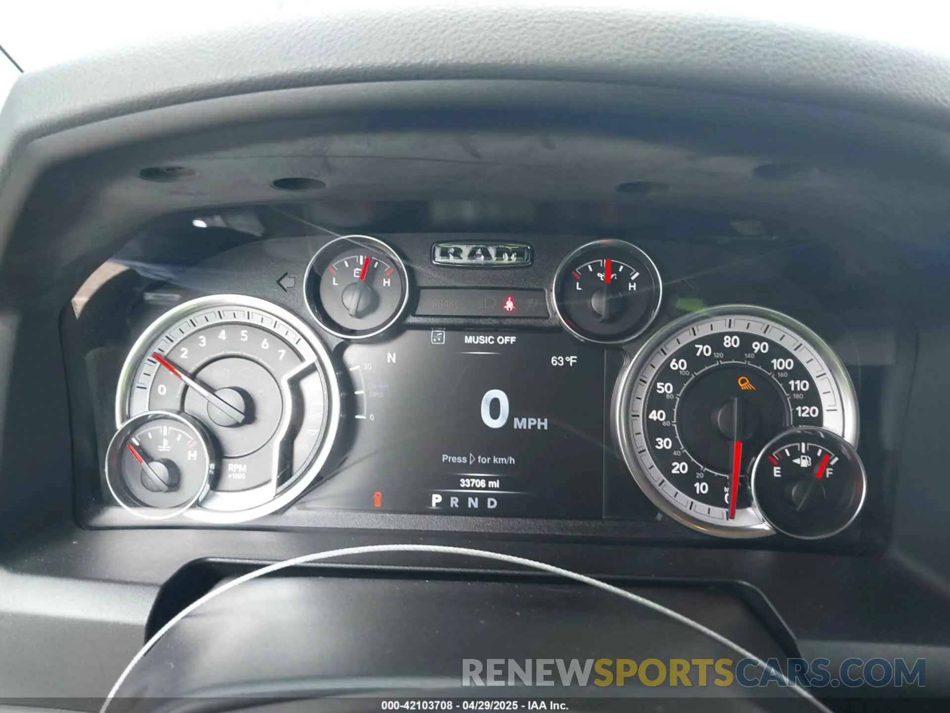 7 Photograph of a damaged car 1C6RR7LT3KS641539 RAM 1500 CLASSIC 2019