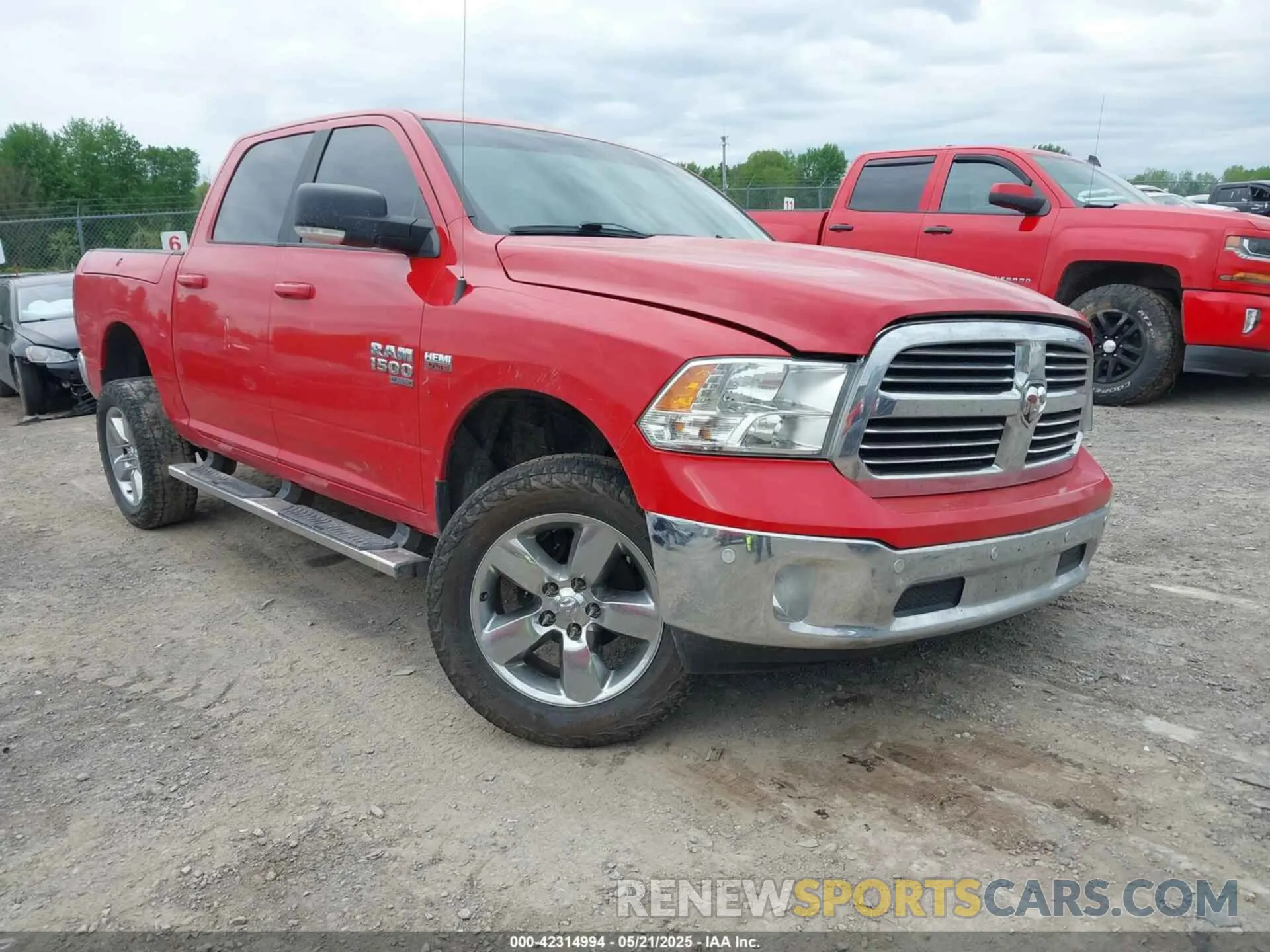 1 Photograph of a damaged car 1C6RR7LT6KS527356 RAM 1500 CLASSIC 2019