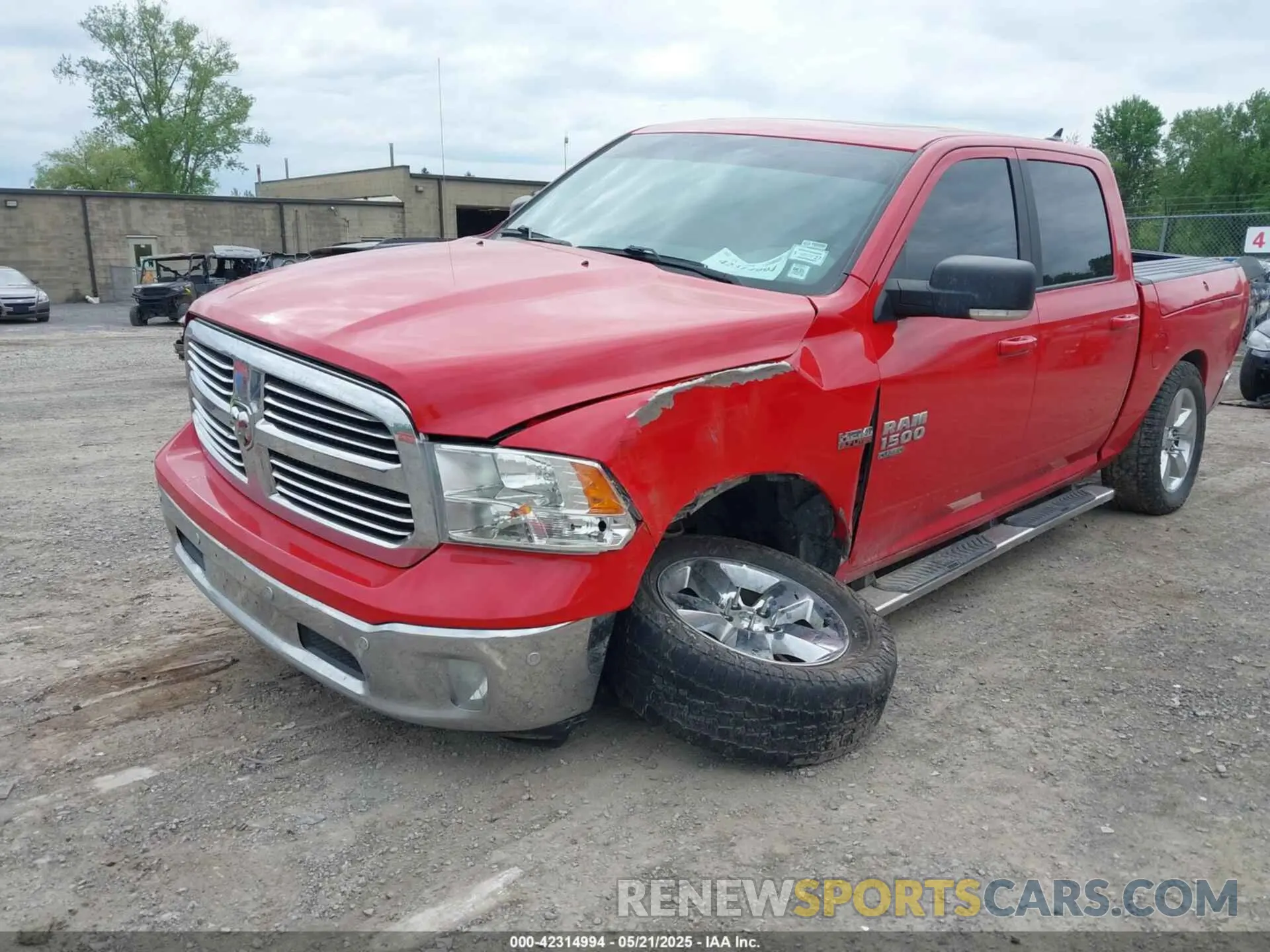 2 Photograph of a damaged car 1C6RR7LT6KS527356 RAM 1500 CLASSIC 2019