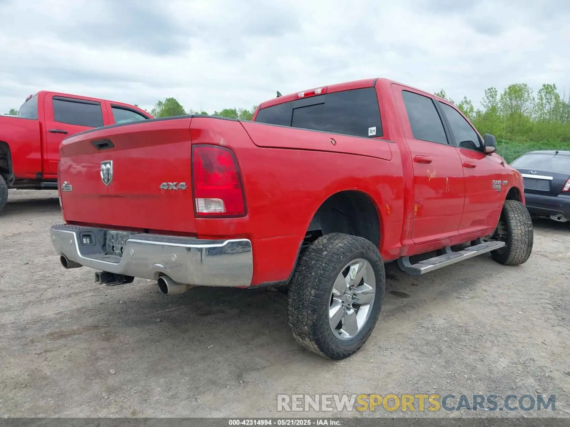 4 Photograph of a damaged car 1C6RR7LT6KS527356 RAM 1500 CLASSIC 2019