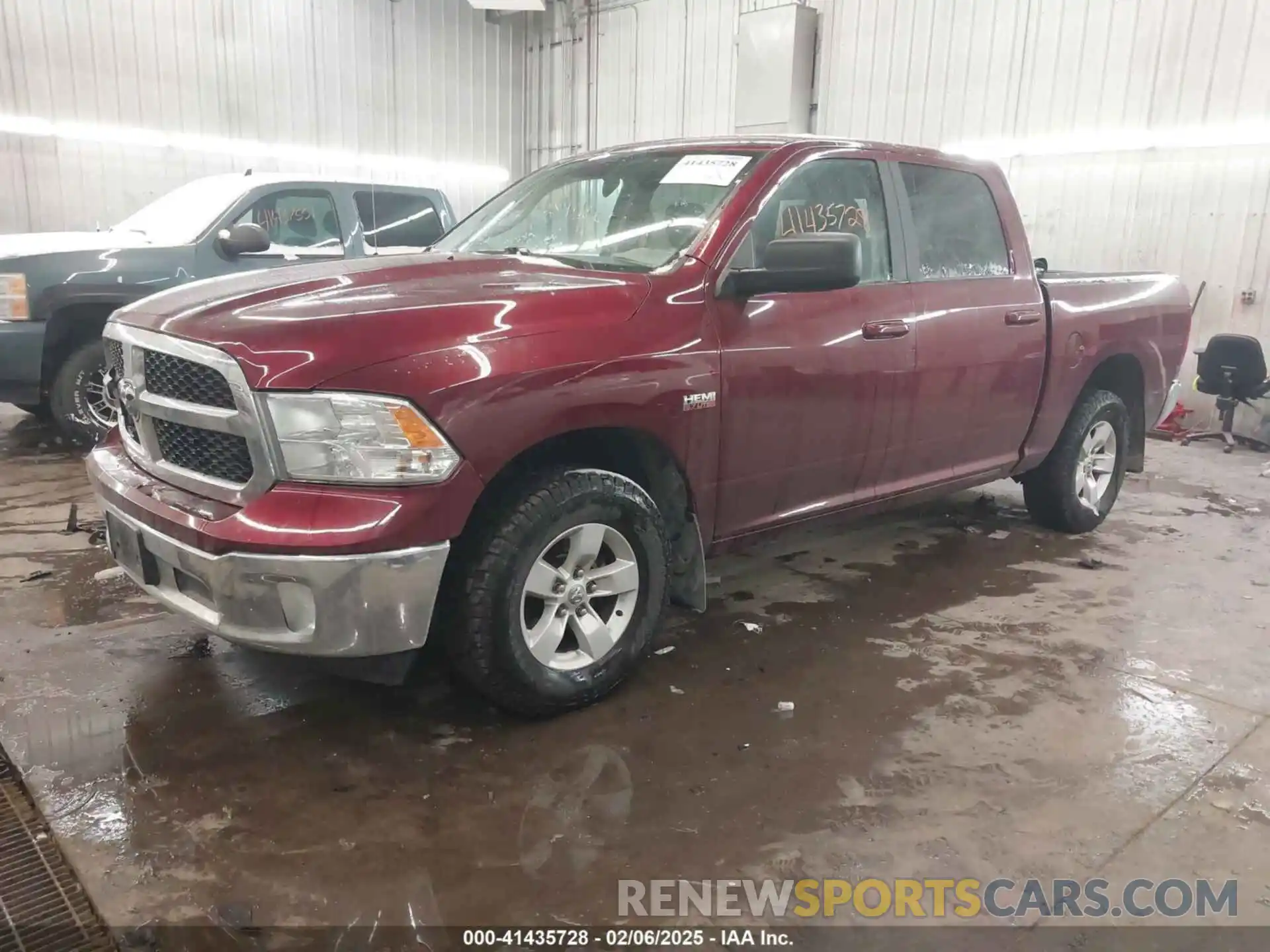 2 Photograph of a damaged car 1C6RR7LT6KS634200 RAM 1500 CLASSIC 2019