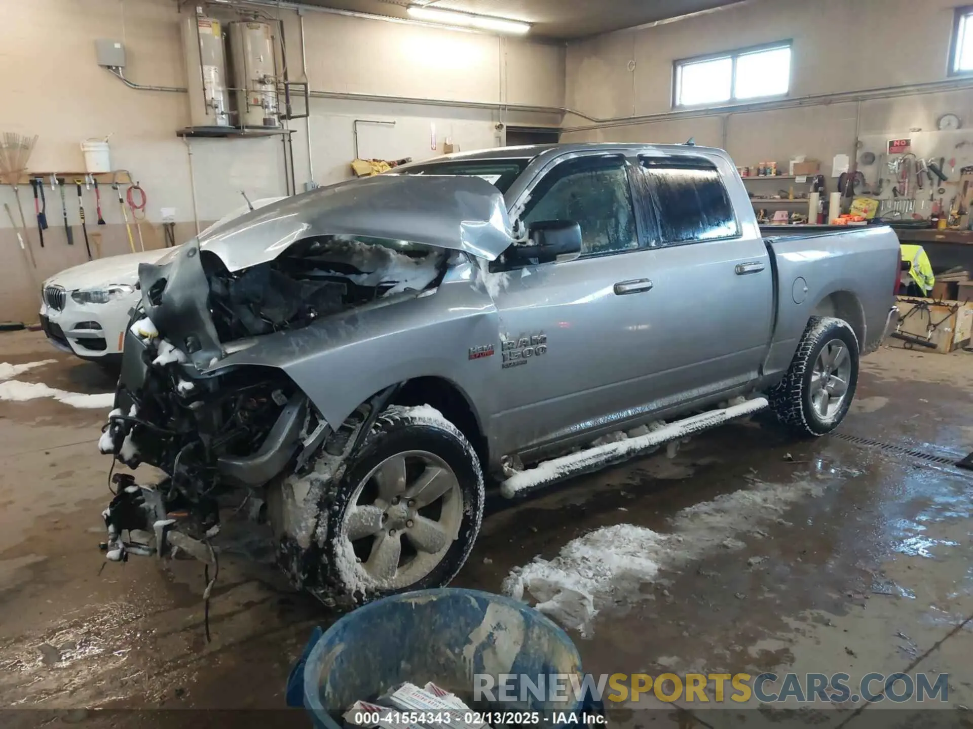 2 Photograph of a damaged car 1C6RR7LT6KS638926 RAM 1500 CLASSIC 2019
