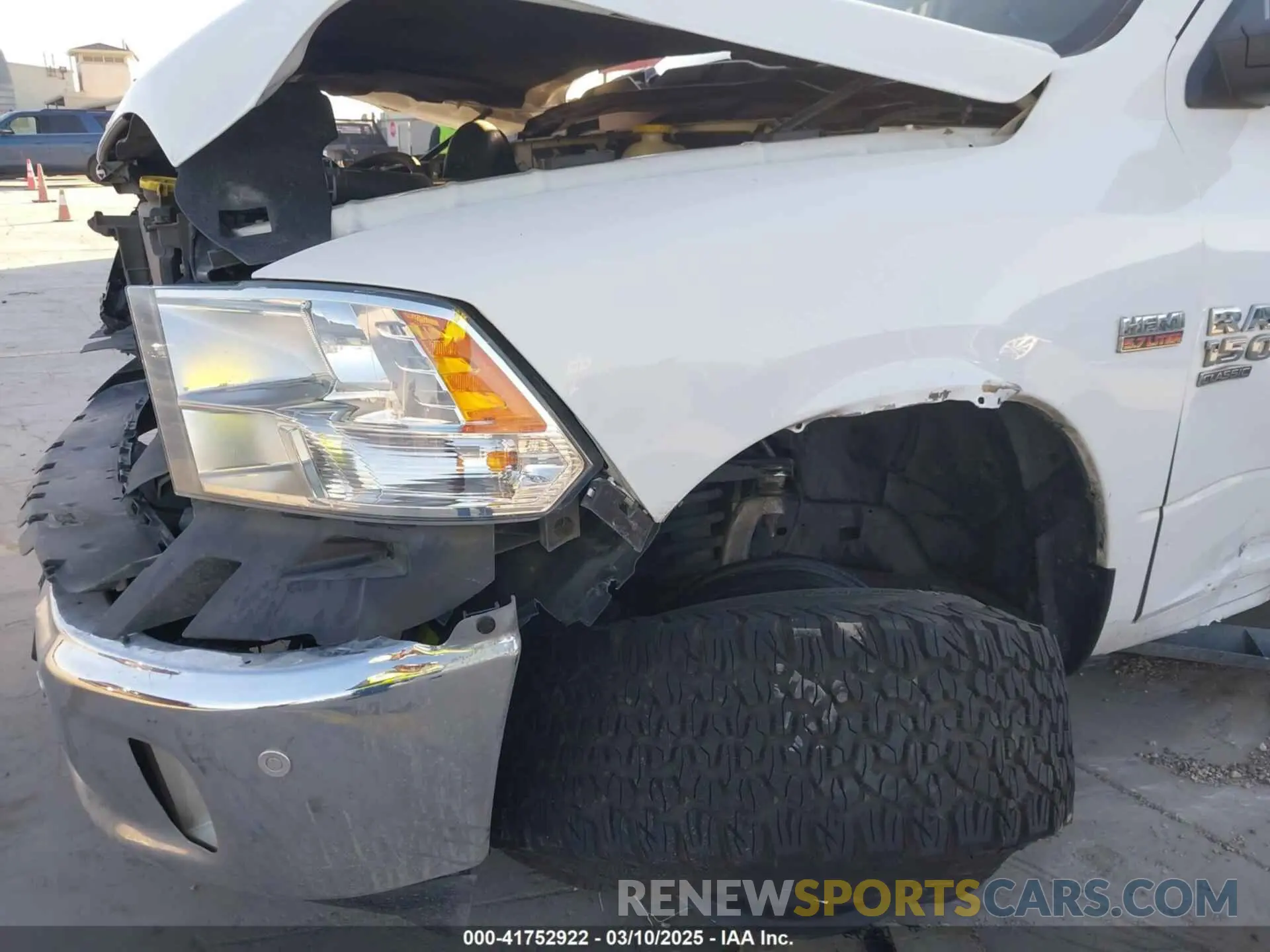 20 Photograph of a damaged car 1C6RR7LT9KS527190 RAM 1500 CLASSIC 2019