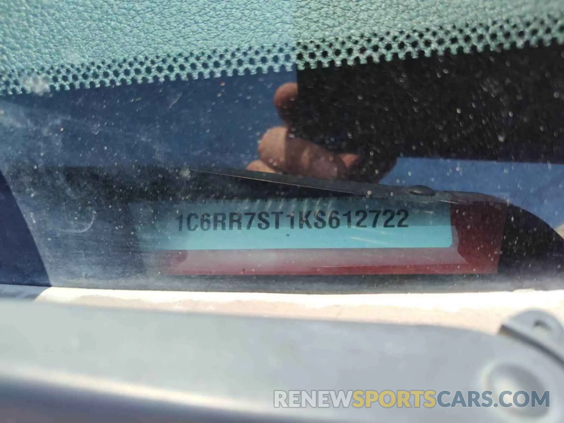 14 Photograph of a damaged car 1C6RR7ST1KS612722 RAM 1500 CLASSIC 2019