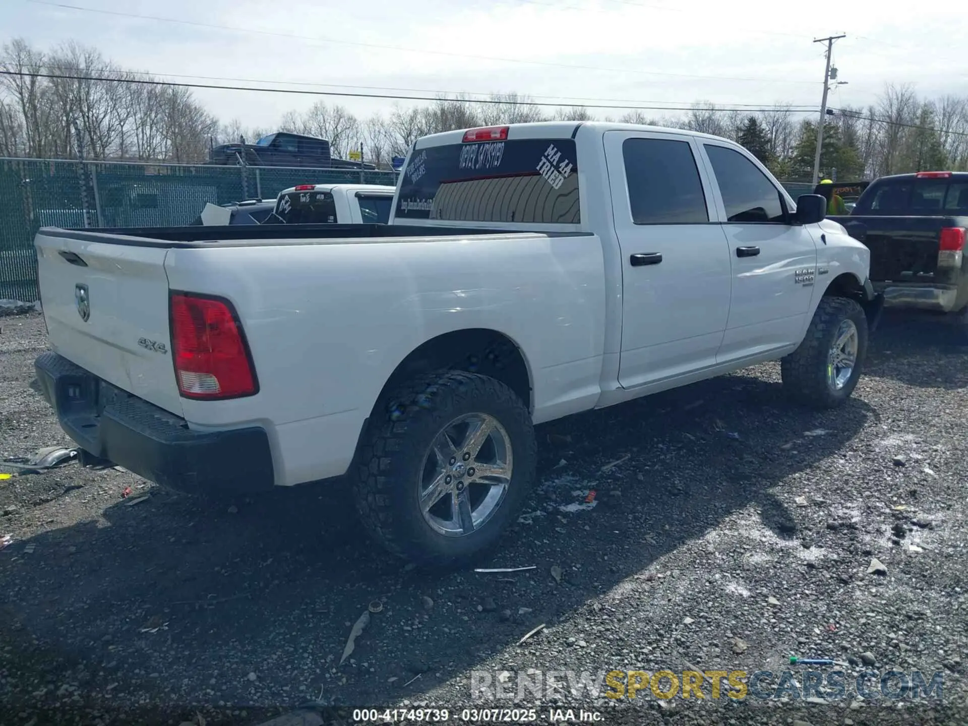 4 Photograph of a damaged car 1C6RR7ST2KS731153 RAM 1500 CLASSIC 2019
