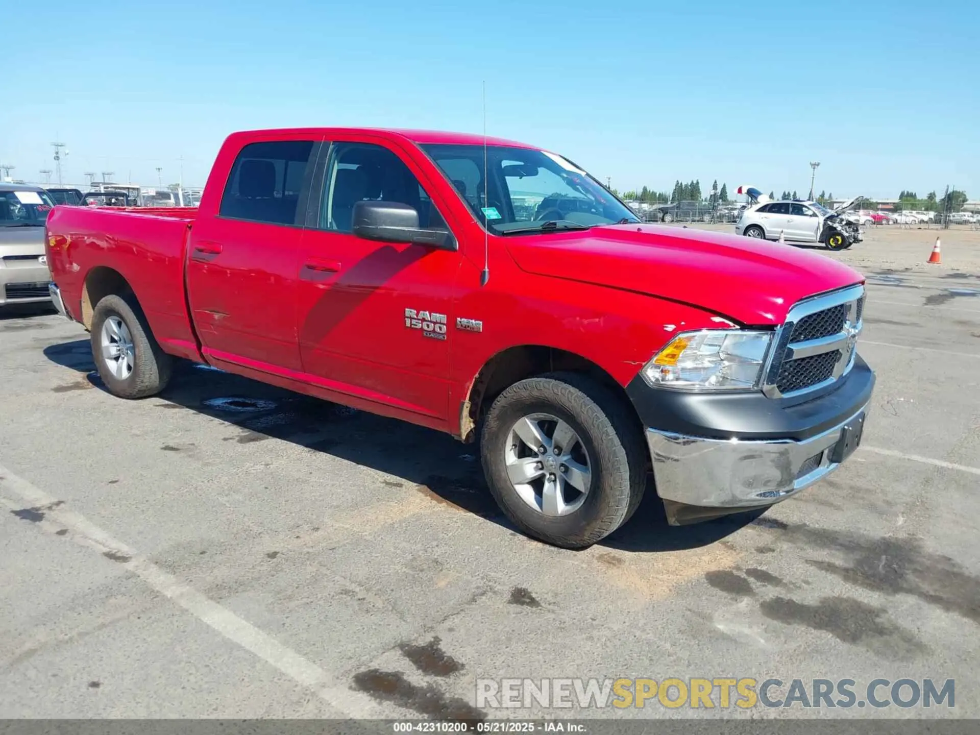 1 Photograph of a damaged car 1C6RR7TT1KS645993 RAM 1500 CLASSIC 2019