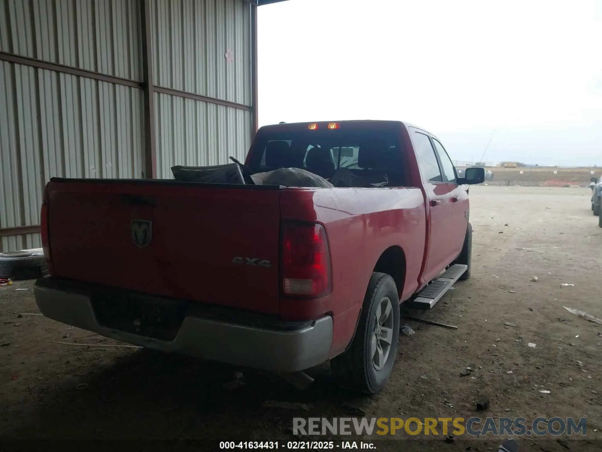 4 Photograph of a damaged car 1C6RR7TT1KS654516 RAM 1500 CLASSIC 2019