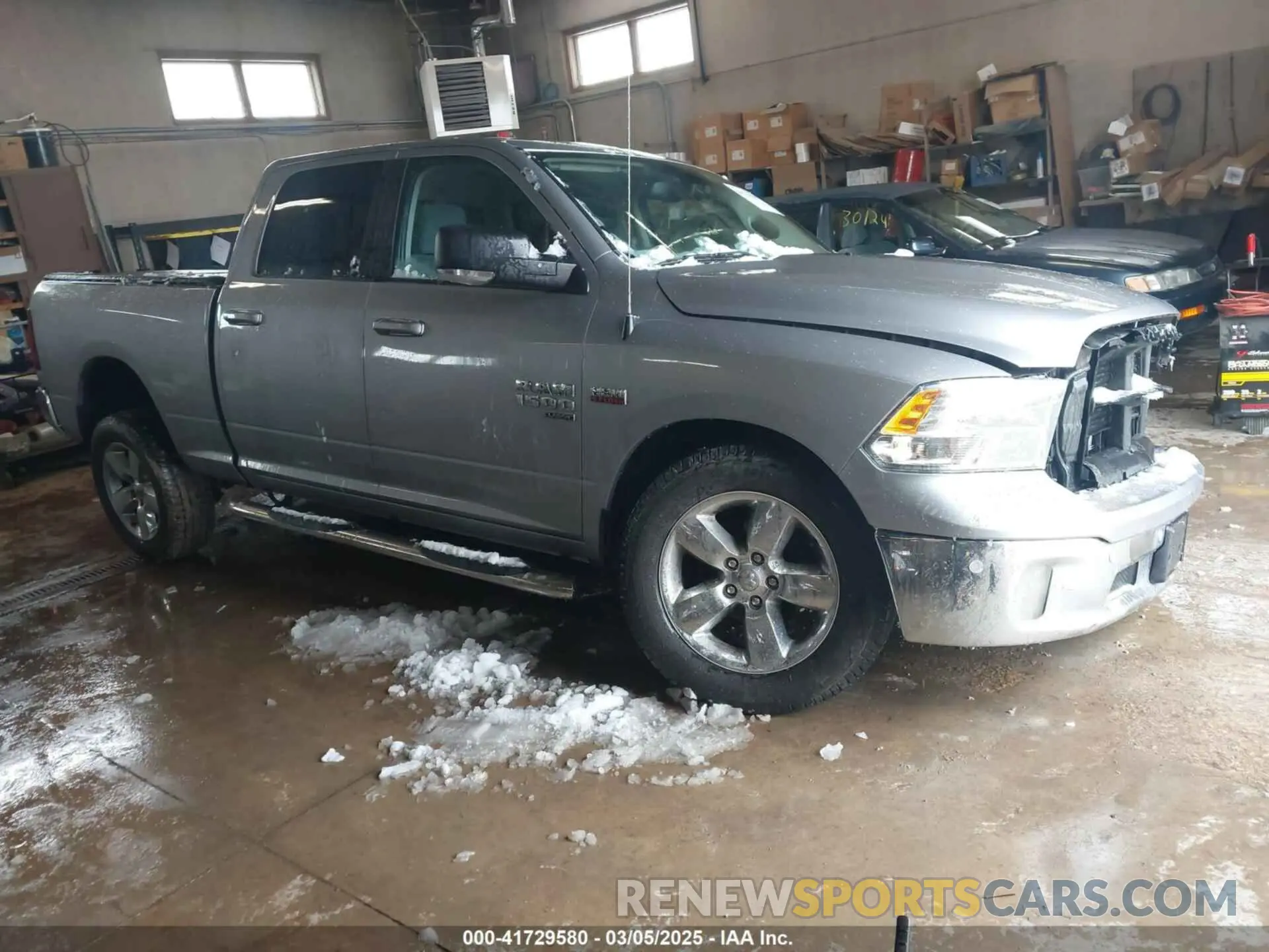 1 Photograph of a damaged car 1C6RR7TT3KS679191 RAM 1500 CLASSIC 2019