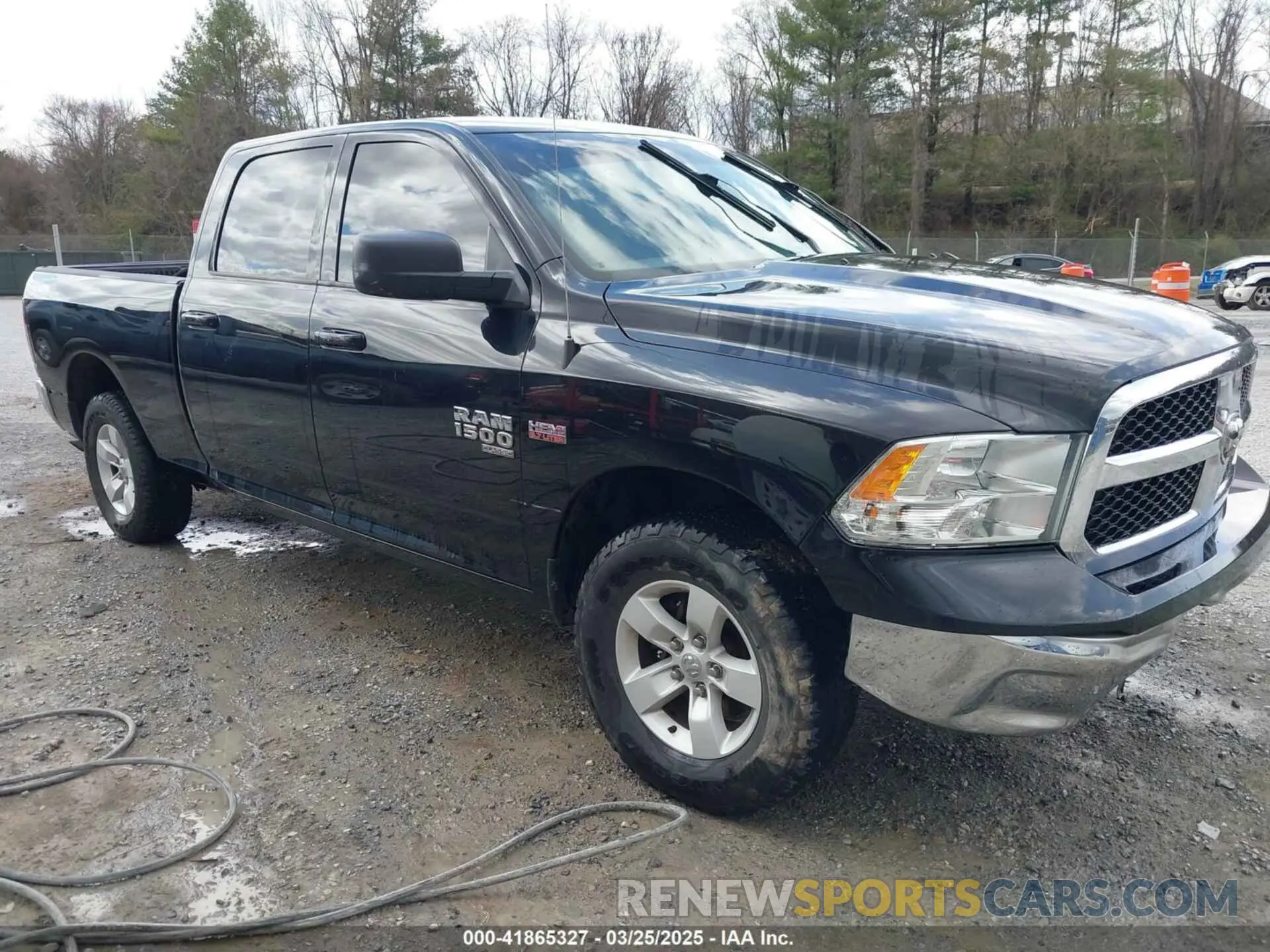 1 Photograph of a damaged car 1C6RR7TT5KS714118 RAM 1500 CLASSIC 2019